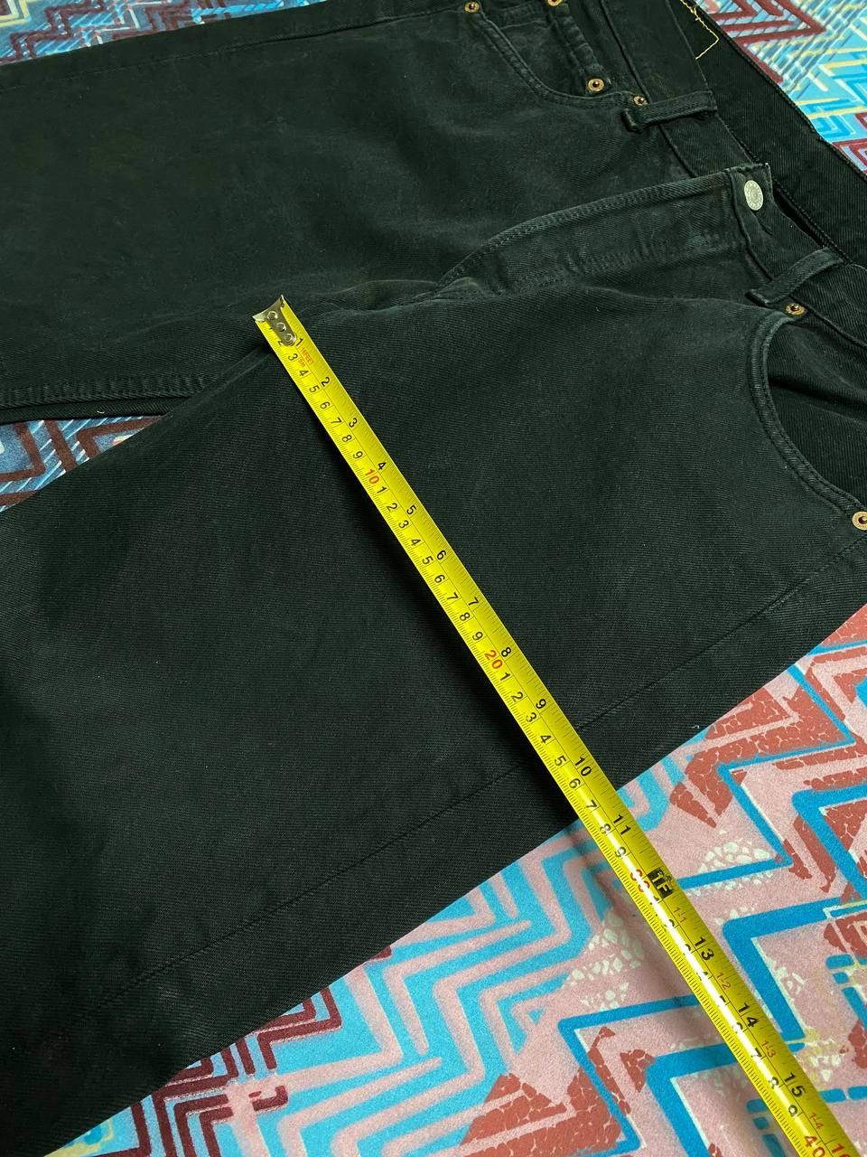 Levi's Denim pants black Levi's 501 vintage jeans W34 Y2K Size US 34 / EU 50 - 13 Thumbnail