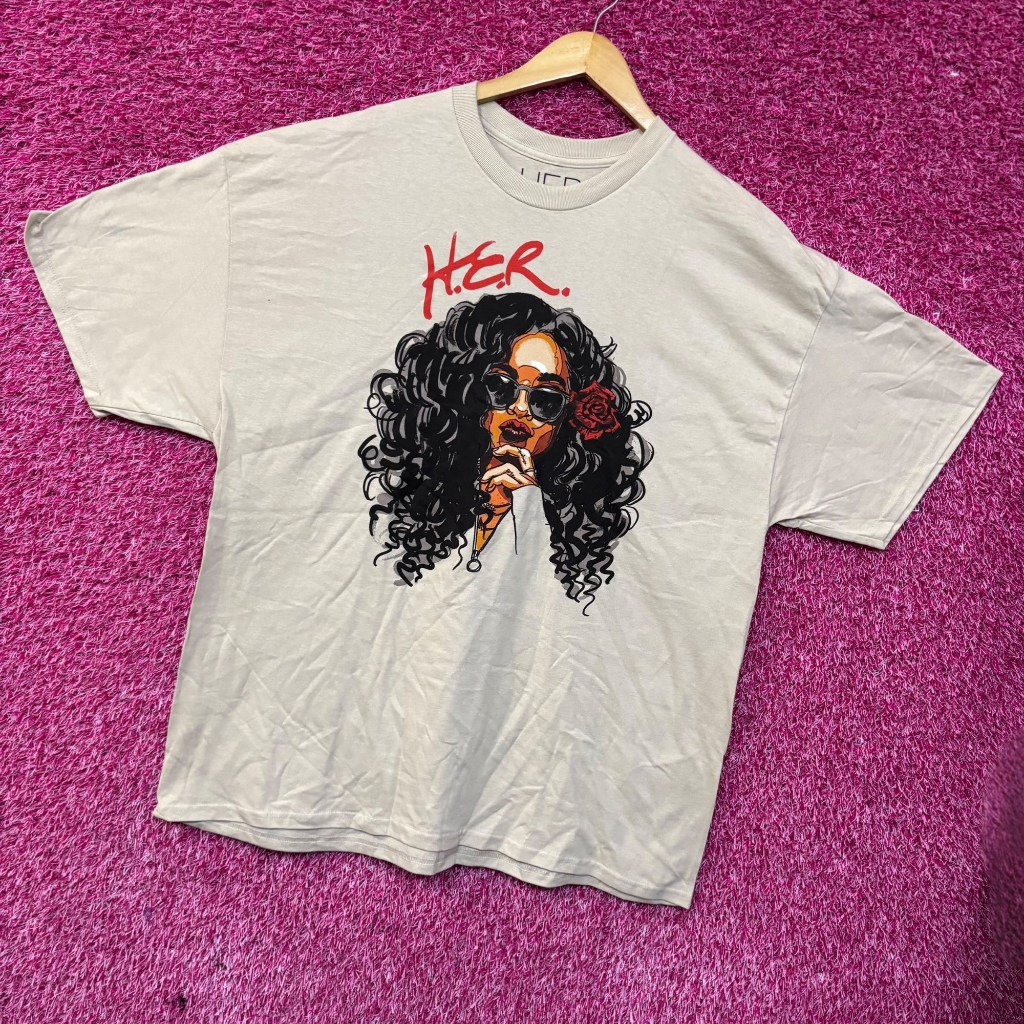 Other H.E.R Artwork Portrait Graphic Design T-Shirt 2XL Size US XXL / EU 58 / 5 - 3 Thumbnail