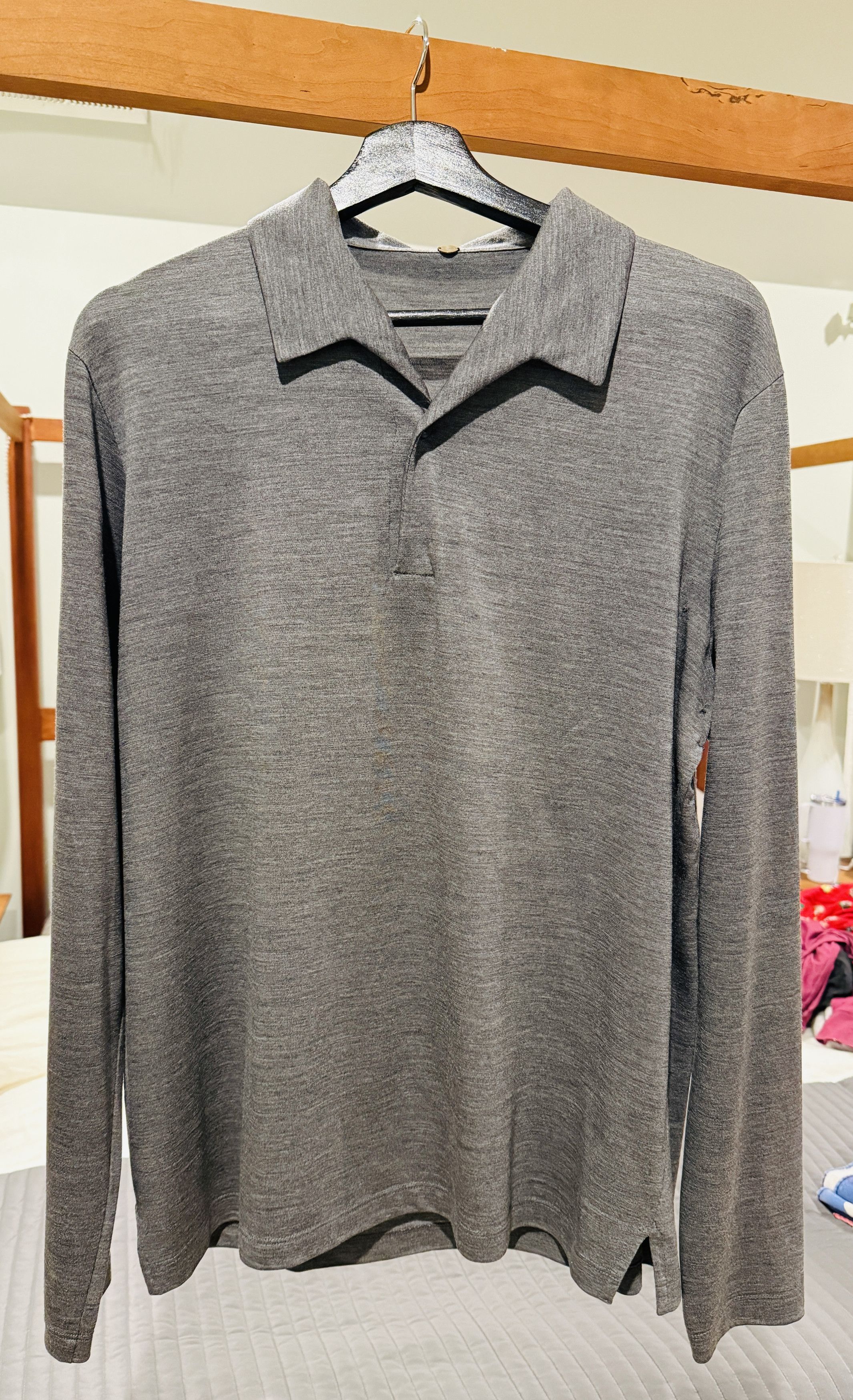 Caruso Caruso Mélange Wool Polo Shirt Size US L / EU 52-54 / 3 - 1 Thumbnail