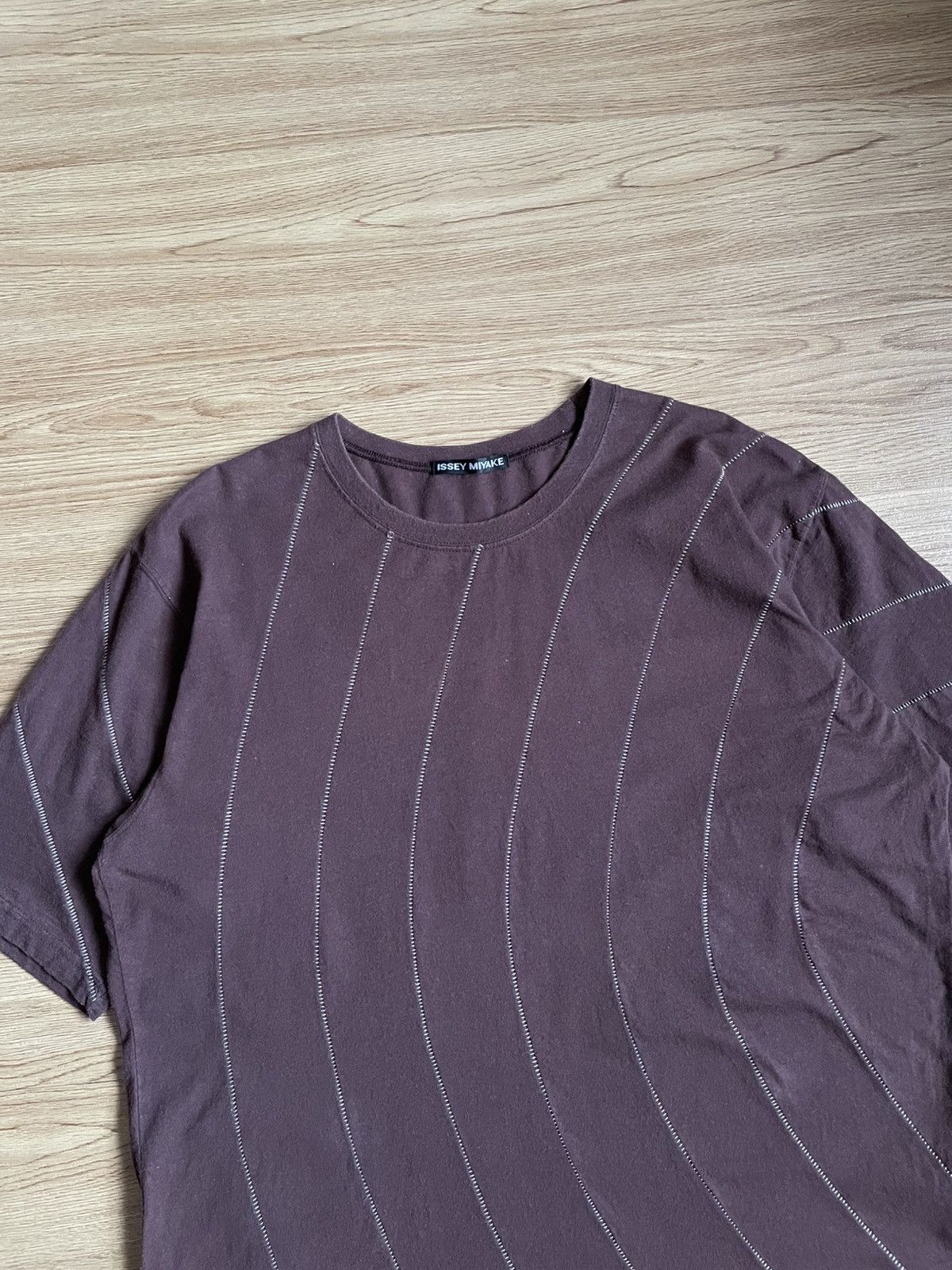 Issey Miyake Issey Miyake Spiral Stich Tee Size US M / EU 48-50 / 2 - 2 Thumbnail