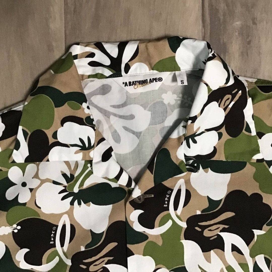 Bape BAPE Aloha shirt Resort camo green a bathing ape NIGO Size US S / EU 44-46 / 1 - 4 Thumbnail