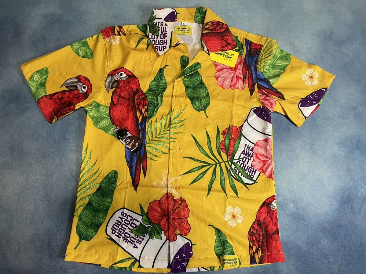 Awful Lot of Cough Syrup That’s A Awful Lot Of Cough Syrup Hawaiian Shirt Size US S / EU 44-46 / 1 - 1 Thumbnail