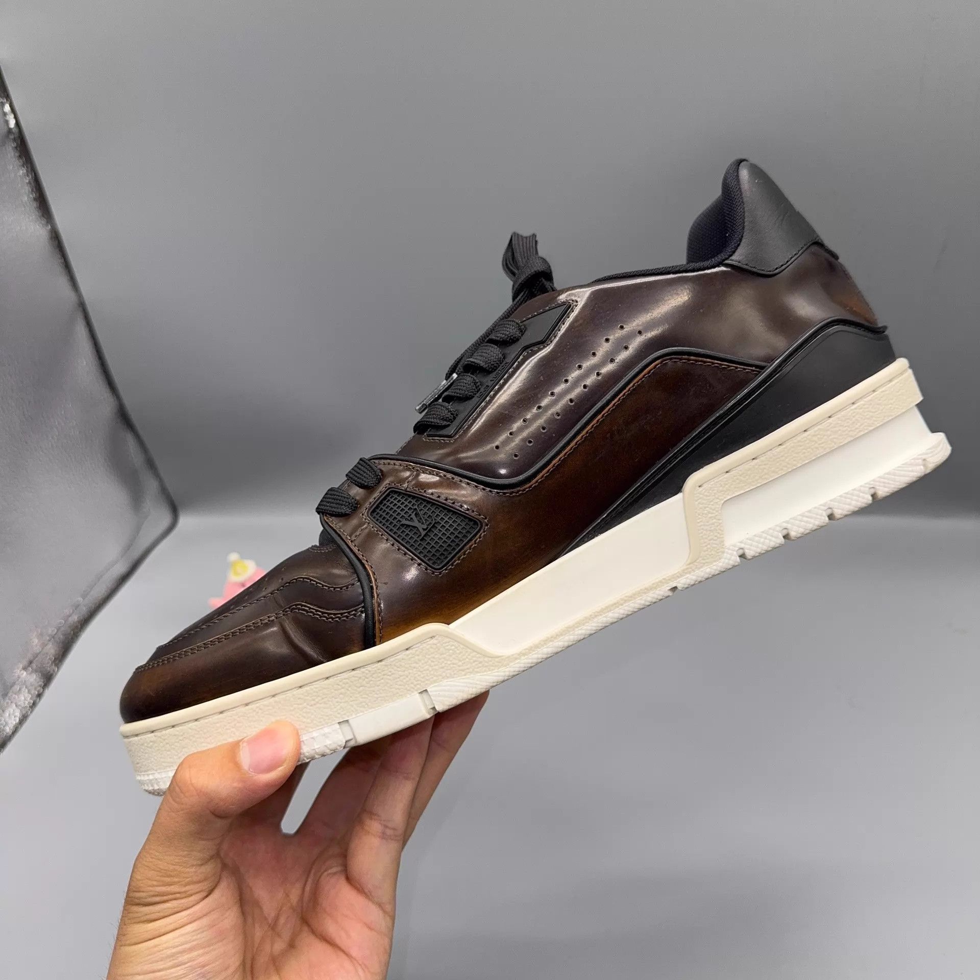 Louis Vuitton Louis Vuitton Trainer Brown/Black 42.5 Size US 9.5 / EU 42-43 - 6 Thumbnail