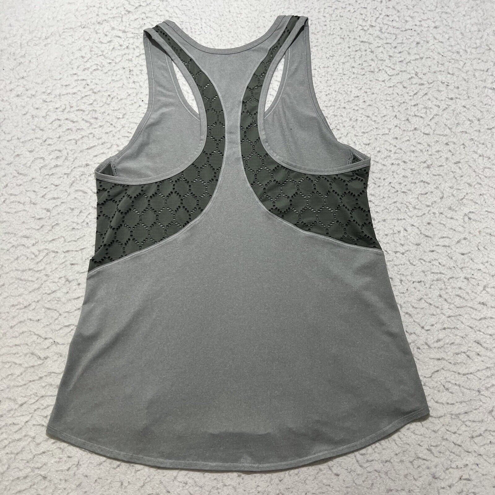 Gap Athleta Racerback Tank Top Sleeveless Gray Pullover Stretch Size S / US 4 / IT 40 - 8 Thumbnail