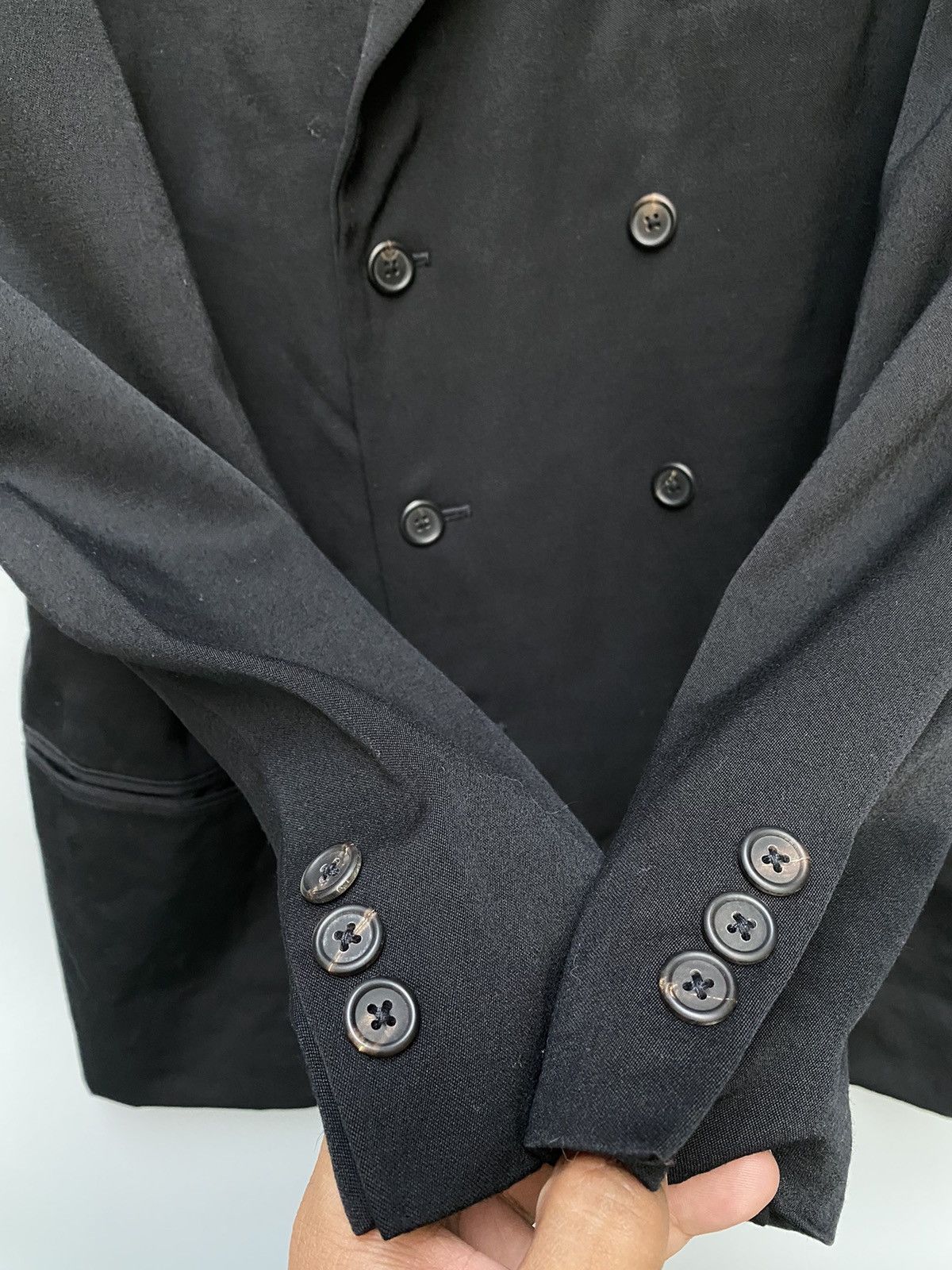 Yohji Yamamoto A/W 2002- Y’s For Men- Double Breasted Blazer Size US L / EU 52-54 / 3 - 4 Thumbnail
