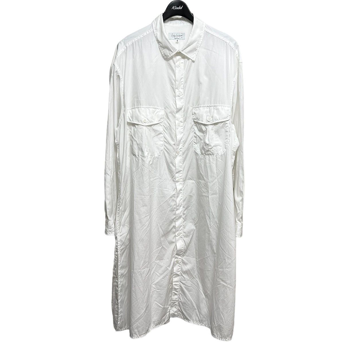 Yohji Yamamoto YYPH Side slit long shirt HD-B05-001 Size US XL / EU 56 / 4 - 1 Thumbnail