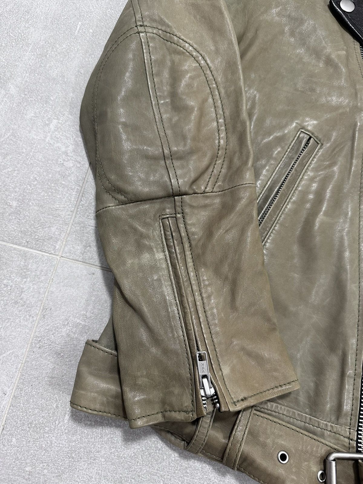 Blk Dnm BLK DNM Leather Biker Jacket XL Motorcycle Size US XL / EU 56 / 4 - 9 Thumbnail