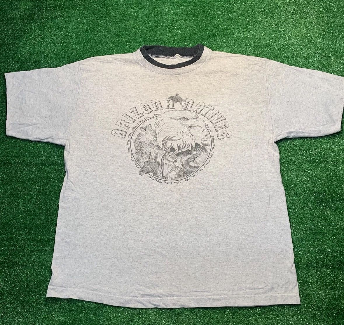Vintage White Arizona natives t shirt Size US S / EU 44-46 / 1 - 1 Thumbnail