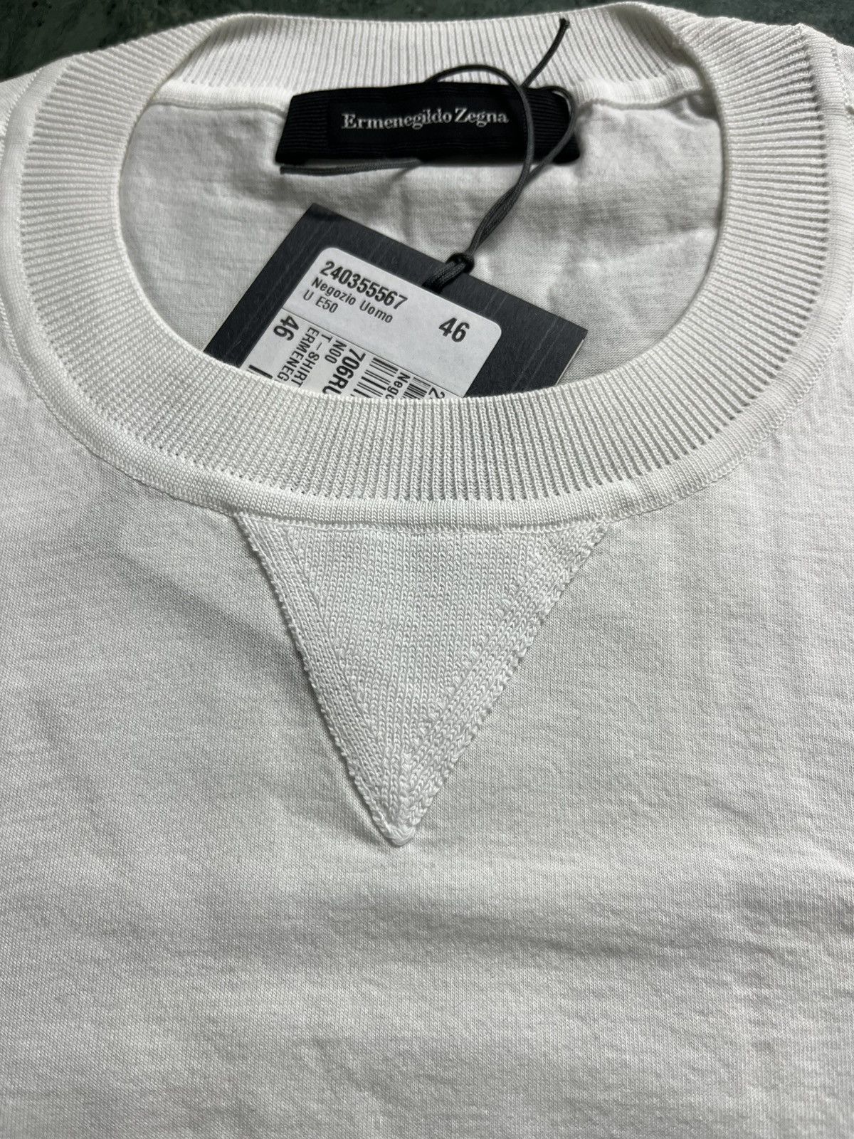 Ermenegildo Zegna Zegna embroidered logo tshirt Size US S / EU 44-46 / 1 - 5 Thumbnail