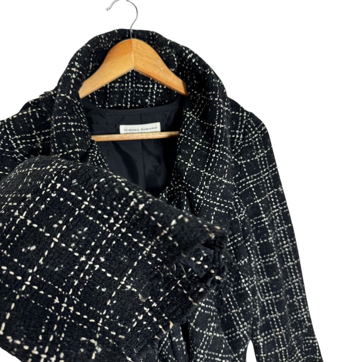 Hiroko Koshino Homme ❄️HIROKO KOSHINO ASYMMETRIC PETITE JACKET Size S / US 4 / IT 40 - 5 Thumbnail