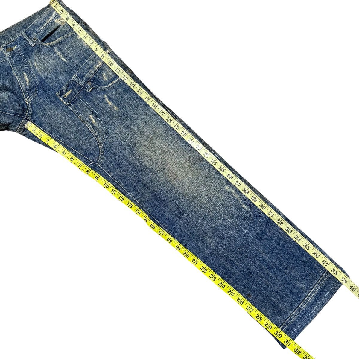 Nicole Club Monsieur Nicole Reconstructed Denim Jeans 20471120 Size US 31 - 16 Thumbnail