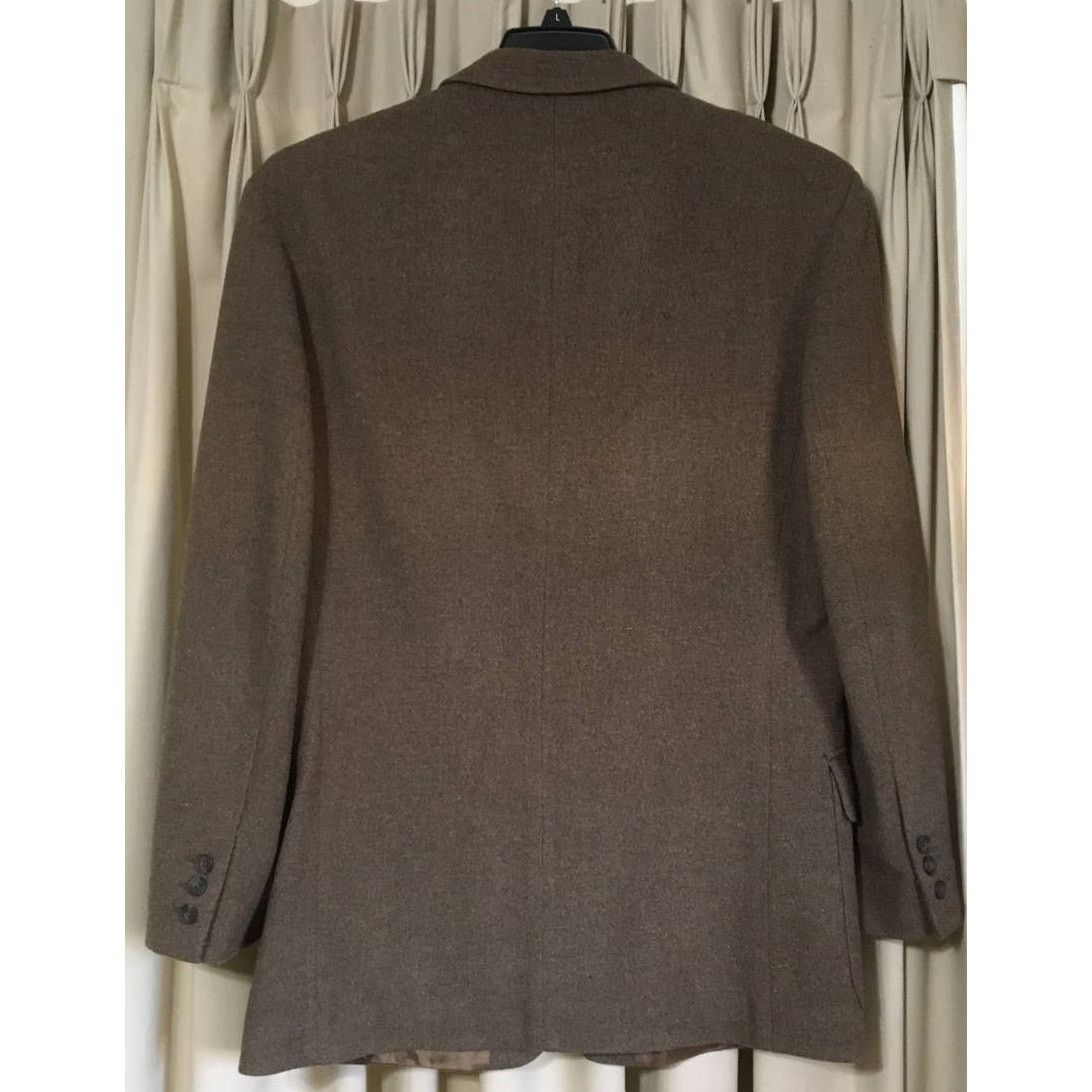Other Le Collezioni Structure Brown Wool Blend Men's Jacket Blazer Size US M / EU 48-50 / 2 - 2 Thumbnail