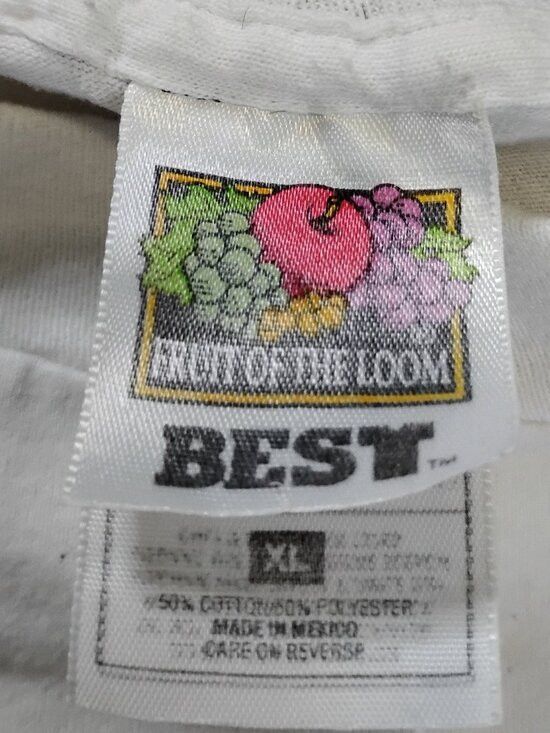 Fruit Of The Loom Vintage Road Kill Cafe Menu Hot Springs T-Shirt Size US XL / EU 56 / 4 - 5 Thumbnail
