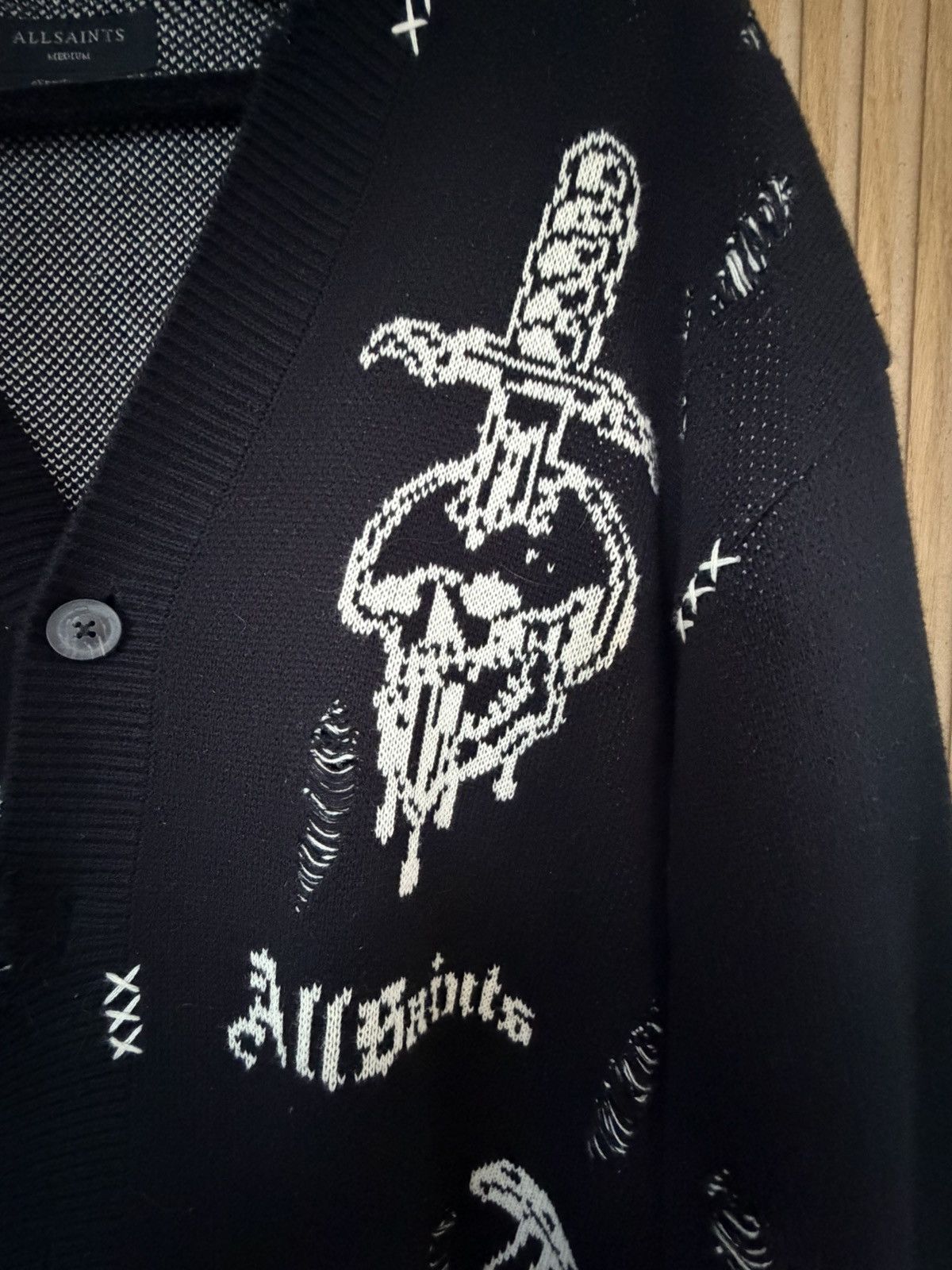 Allsaints ALLSAINTS Give me Some peace Caledon Oversized Cardigan - M Size US M / EU 48-50 / 2 - 4 Thumbnail