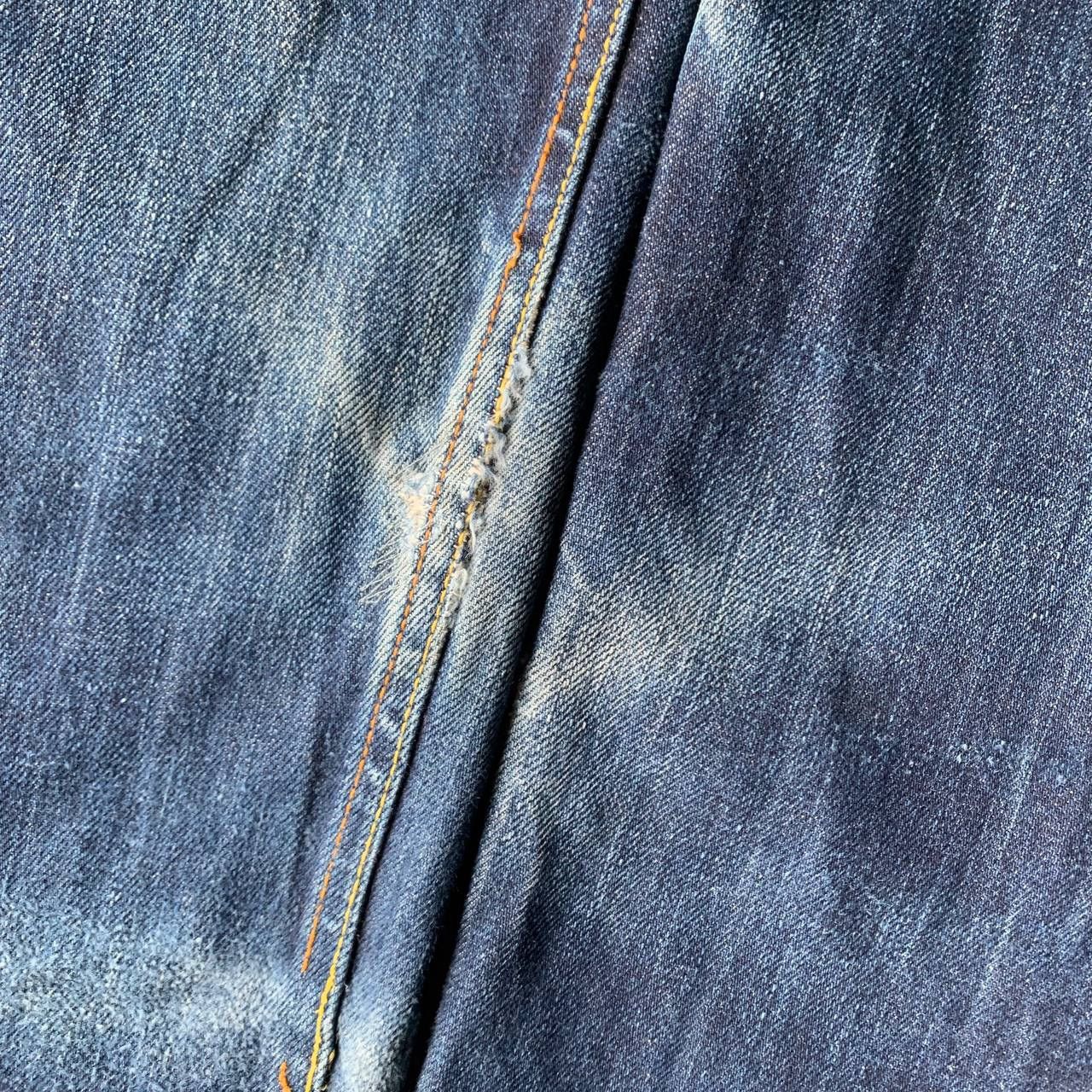 Japanese Brand Santastic Saru Tokyo Tribe Distressed Blue Denim Pants Size US 32 / EU 48 - 13 Thumbnail
