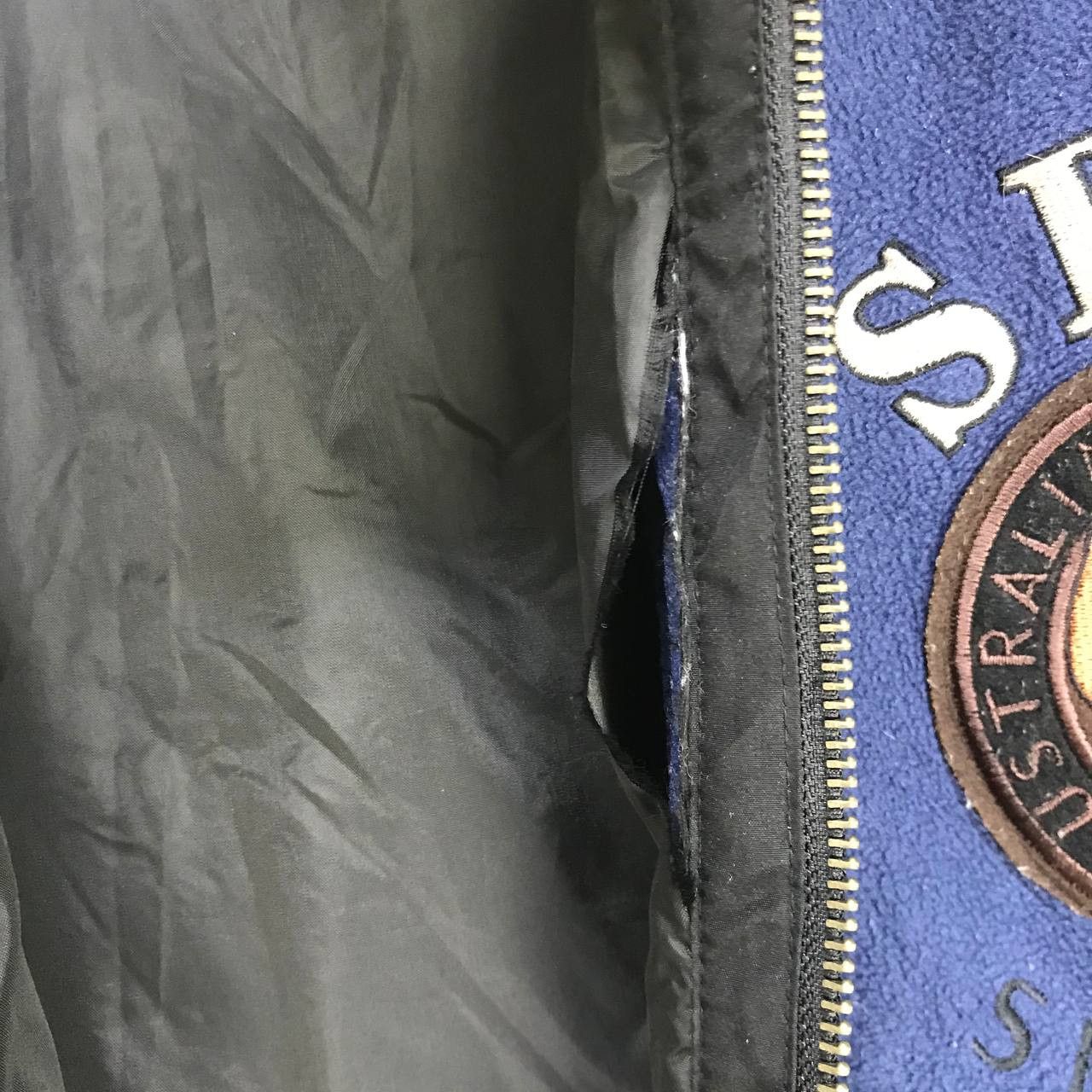 Sports Specialties × Vintage Vintage Simpson Australia Sports Club Big Logo Fleece Jacket Size US L / EU 52-54 / 3 - 14 Thumbnail