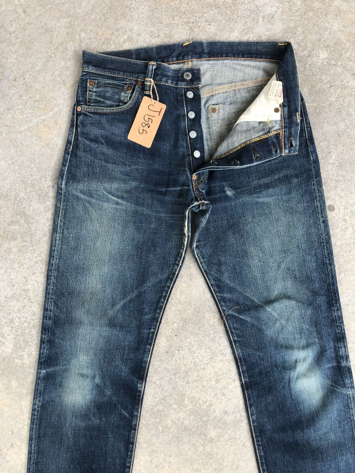 Evisu Vintage Evisu No 2 Distressed Jeans Selvedge Denim Size US 32 / EU 48 - 3 Thumbnail