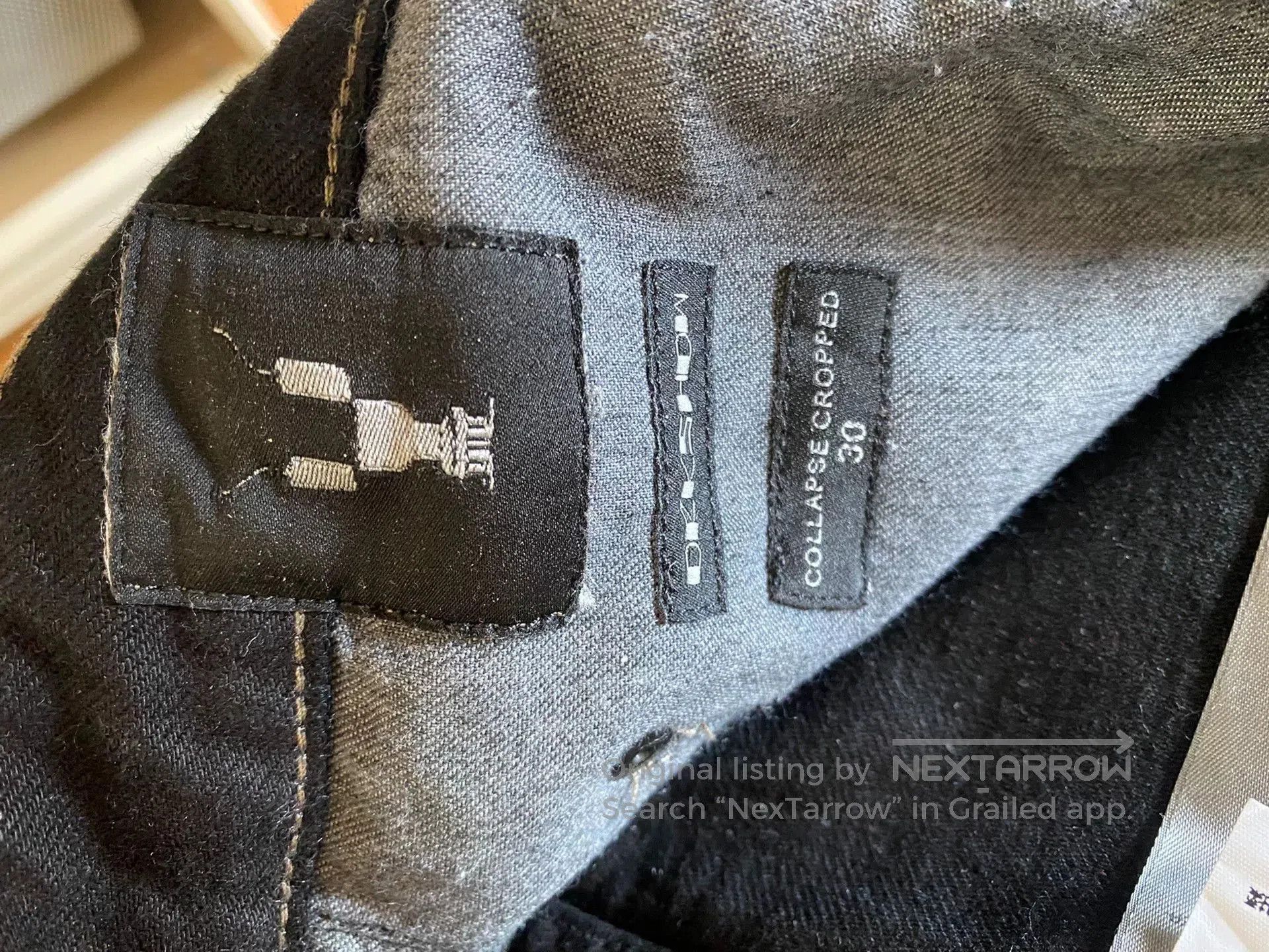 Rick Owens Drkshdw Rick Owens DRKSHDW Waxed Jeans. Size US 30 / EU 46 - 7 Thumbnail
