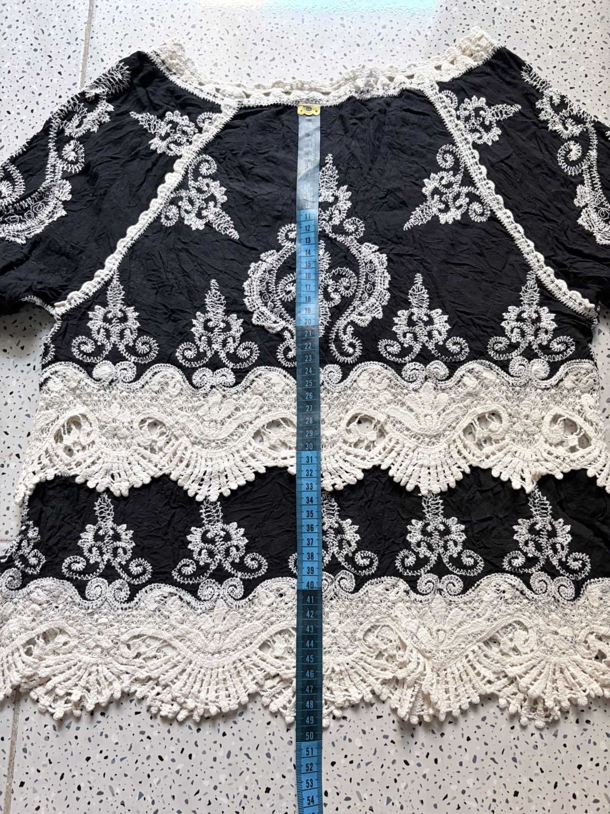 Japanese Brand Unknown Women Bohemian Summer Tops Size M / US 6-8 / IT 42-44 - 11 Thumbnail