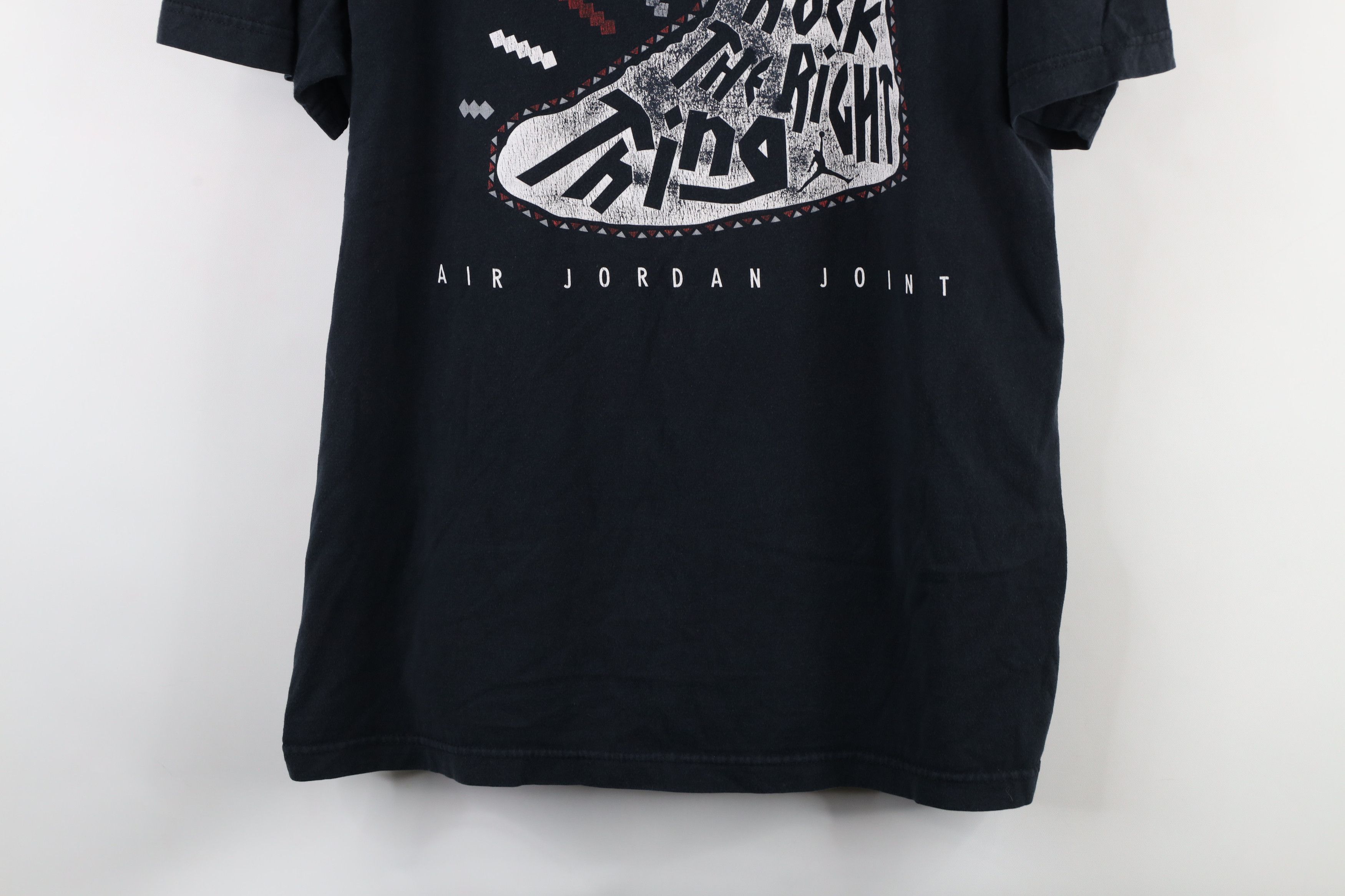 Nike × Vintage Vintage Nike Air Jordan Out Rock The Right Thing T-Shirt Size US L / EU 52-54 / 3 - 3 Thumbnail