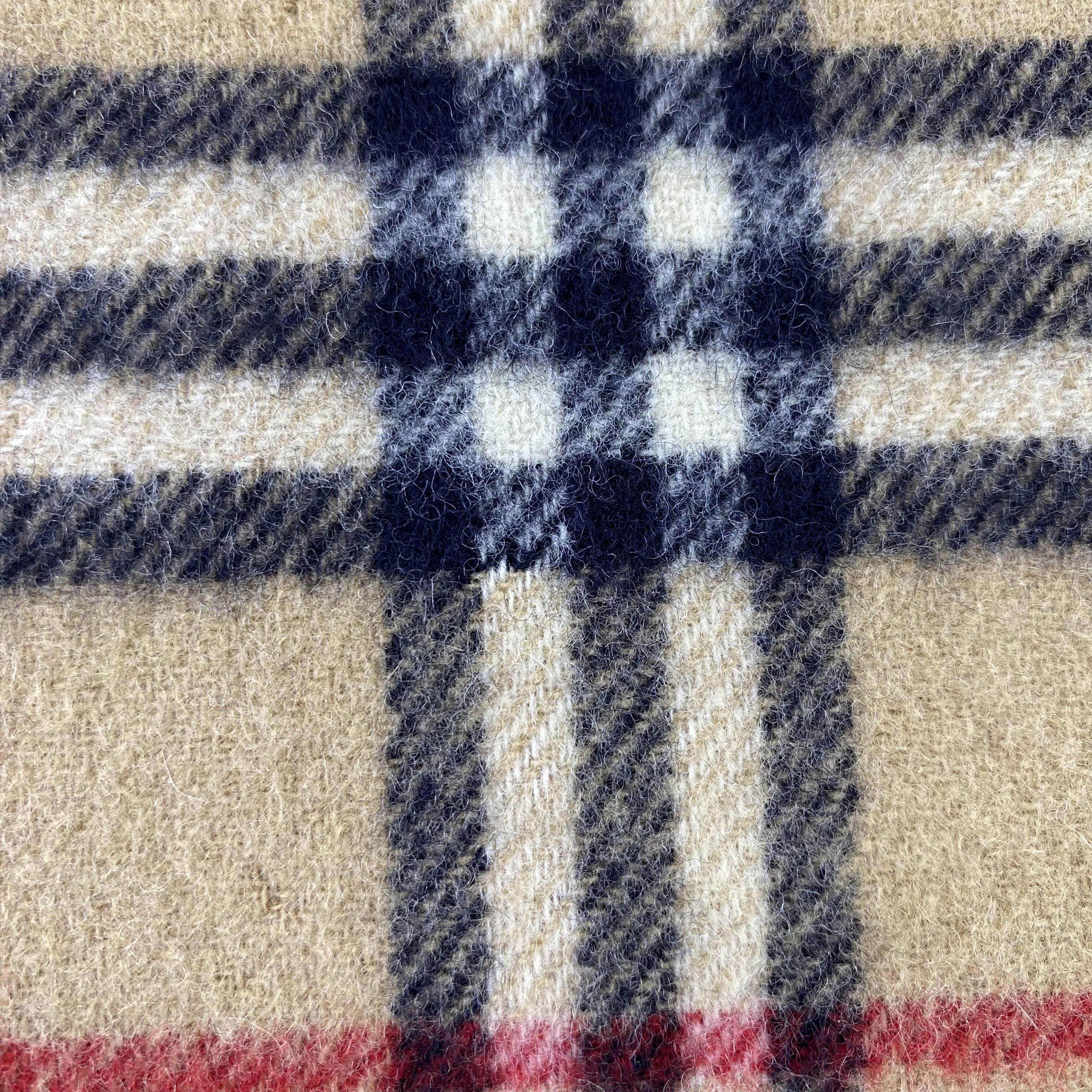 Burberry × Vintage Burberry Wool Muffler / Scarf / Neckwear - T1536 Size ONE SIZE - 9 Thumbnail