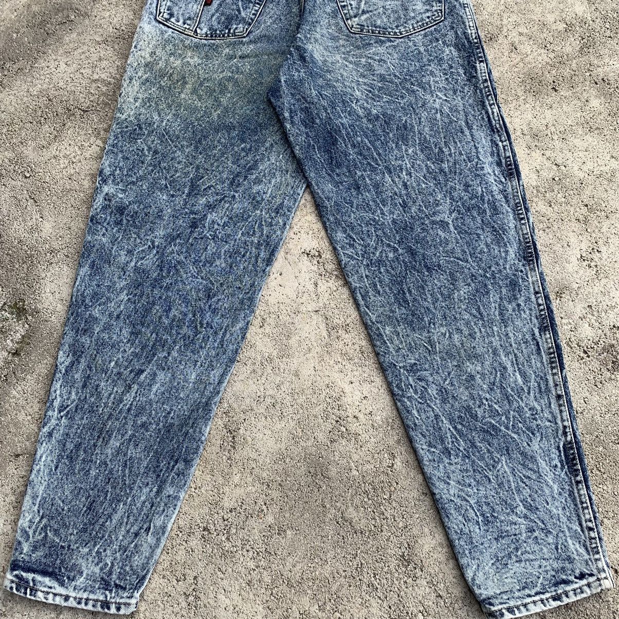 Wrangler Vintage 90s Wrangler Acid Wash Tapered Dirty Wash Denim W30 Size US 30 / EU 46 - 10 Thumbnail