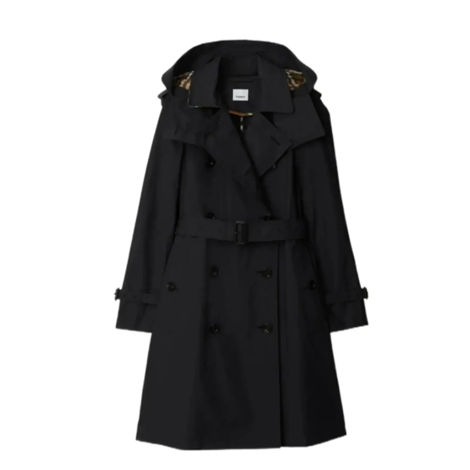 Burberry o1w1db10426 Trench Coat in Black Size S / US 4 / IT 40 - 1 Thumbnail