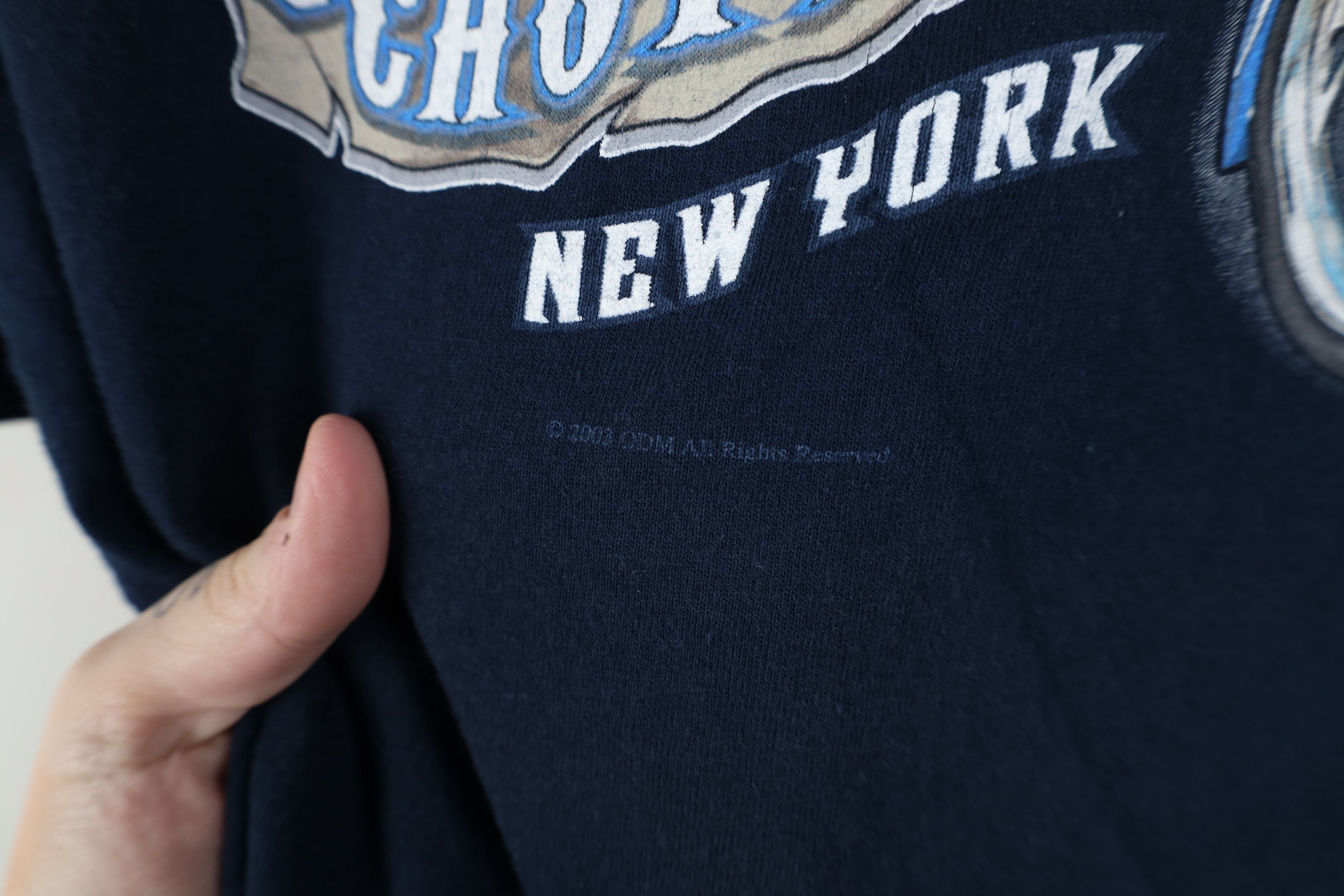 Vintage Vintage Y2K Choppers New York Motorcycle Eagle T-Shirt Size US XL / EU 56 / 4 - 11 Thumbnail