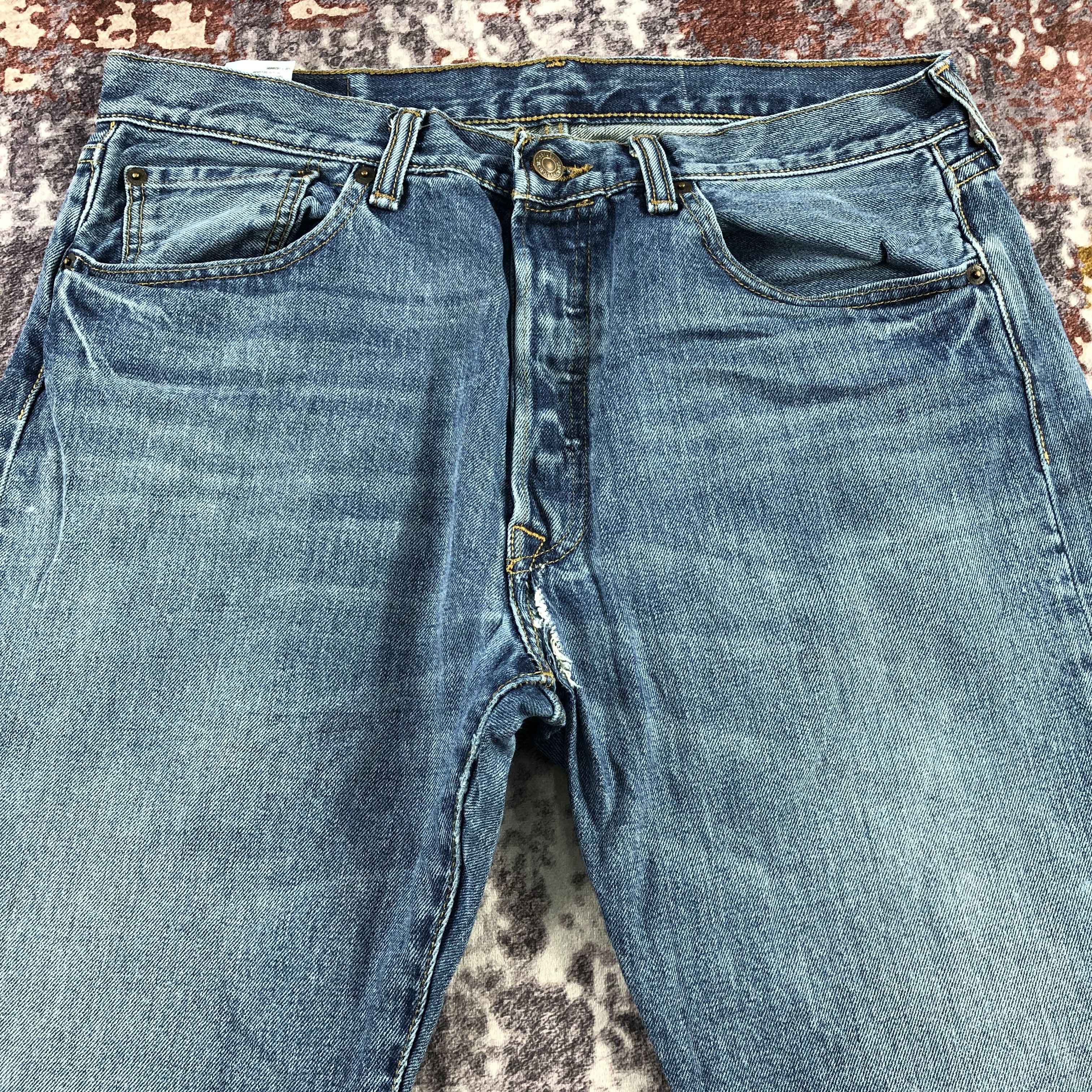 Levi's × Vintage Vintage Blue Wash Levis 501 Jeans-JM2888 Size US 34 / EU 50 - 3 Thumbnail