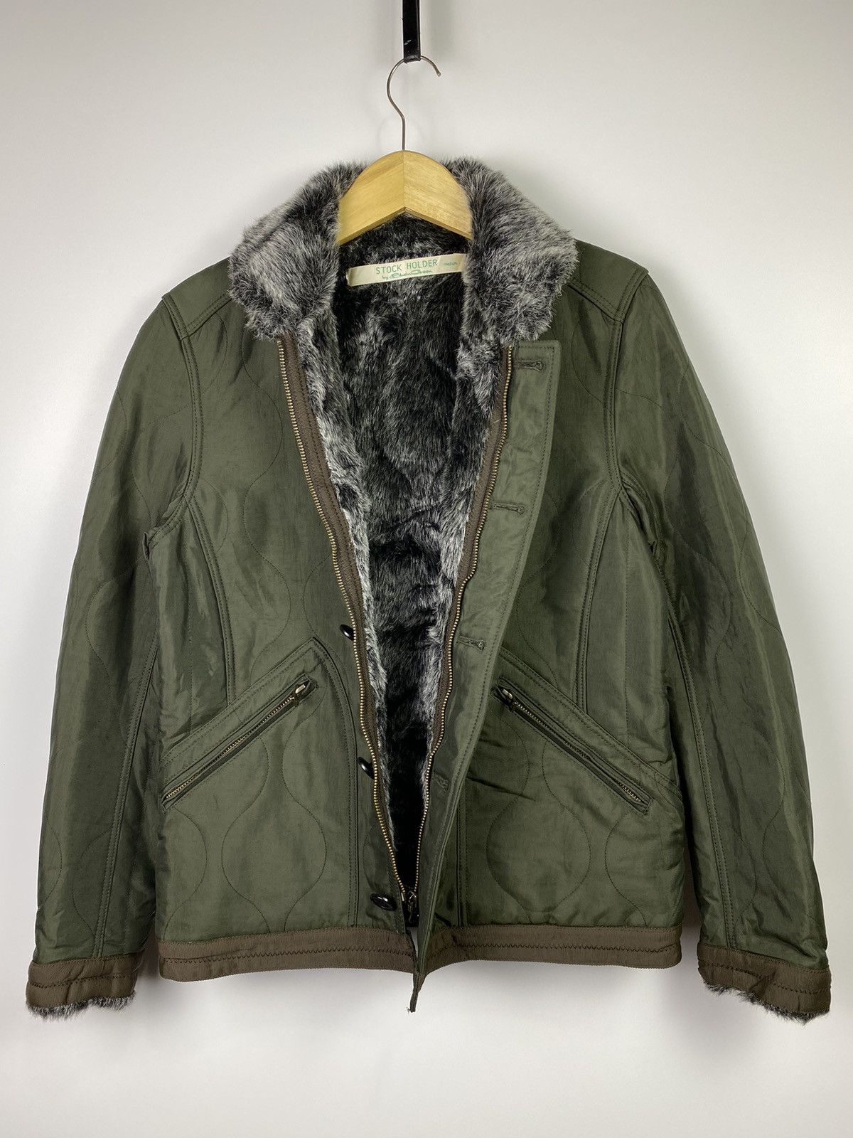 If Six Was Nine × Japanese Brand × Le Grande Bleu (L.G.B.) faux fur jacket stock holder lgb style Size US M / EU 48-50 / 2 - 1 Thumbnail