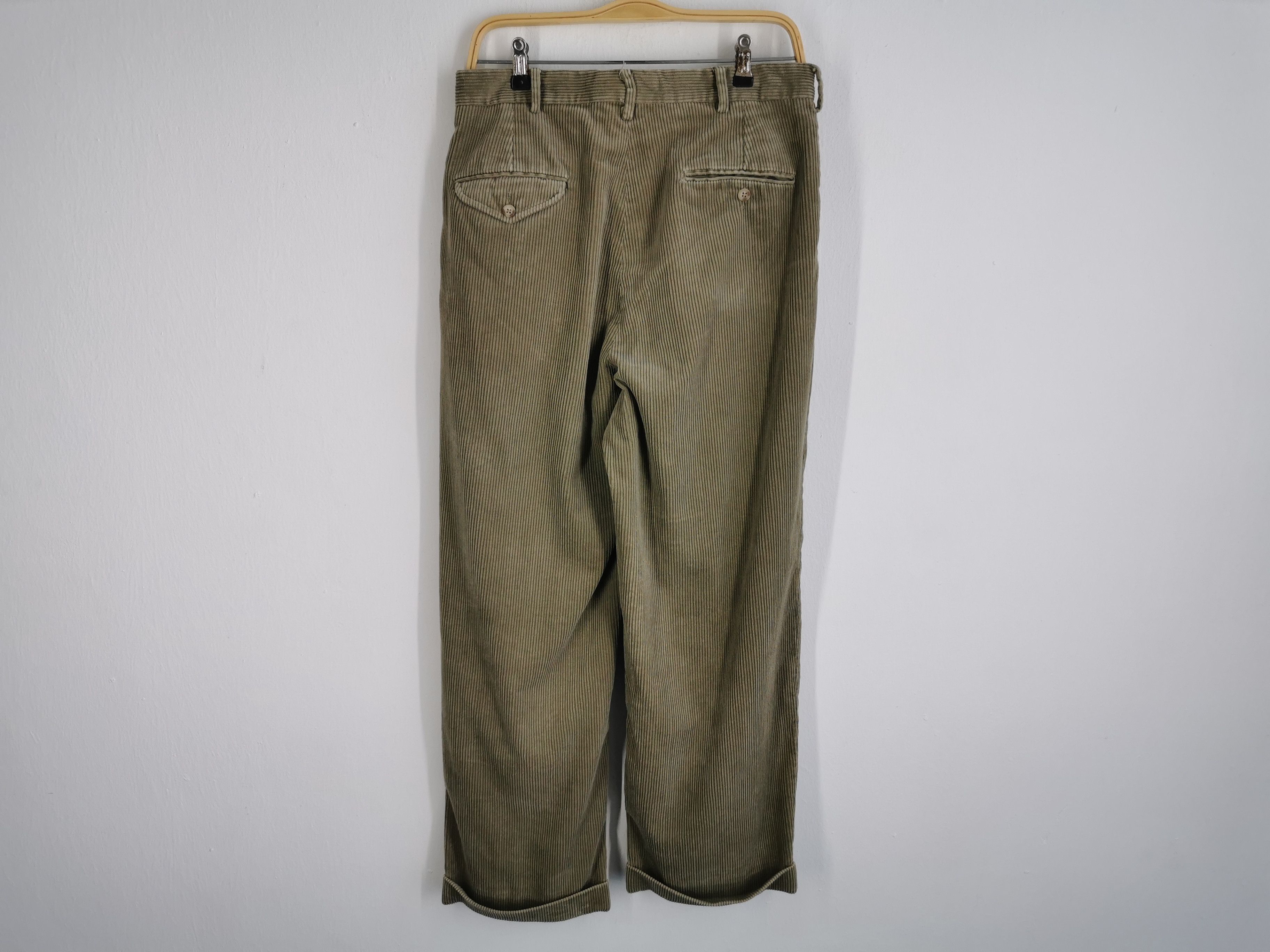 Polo Ralph Lauren Vintage 90s Polo Ralph Lauren Corduroy Pants Made In USA Size US 33 - 3 Thumbnail
