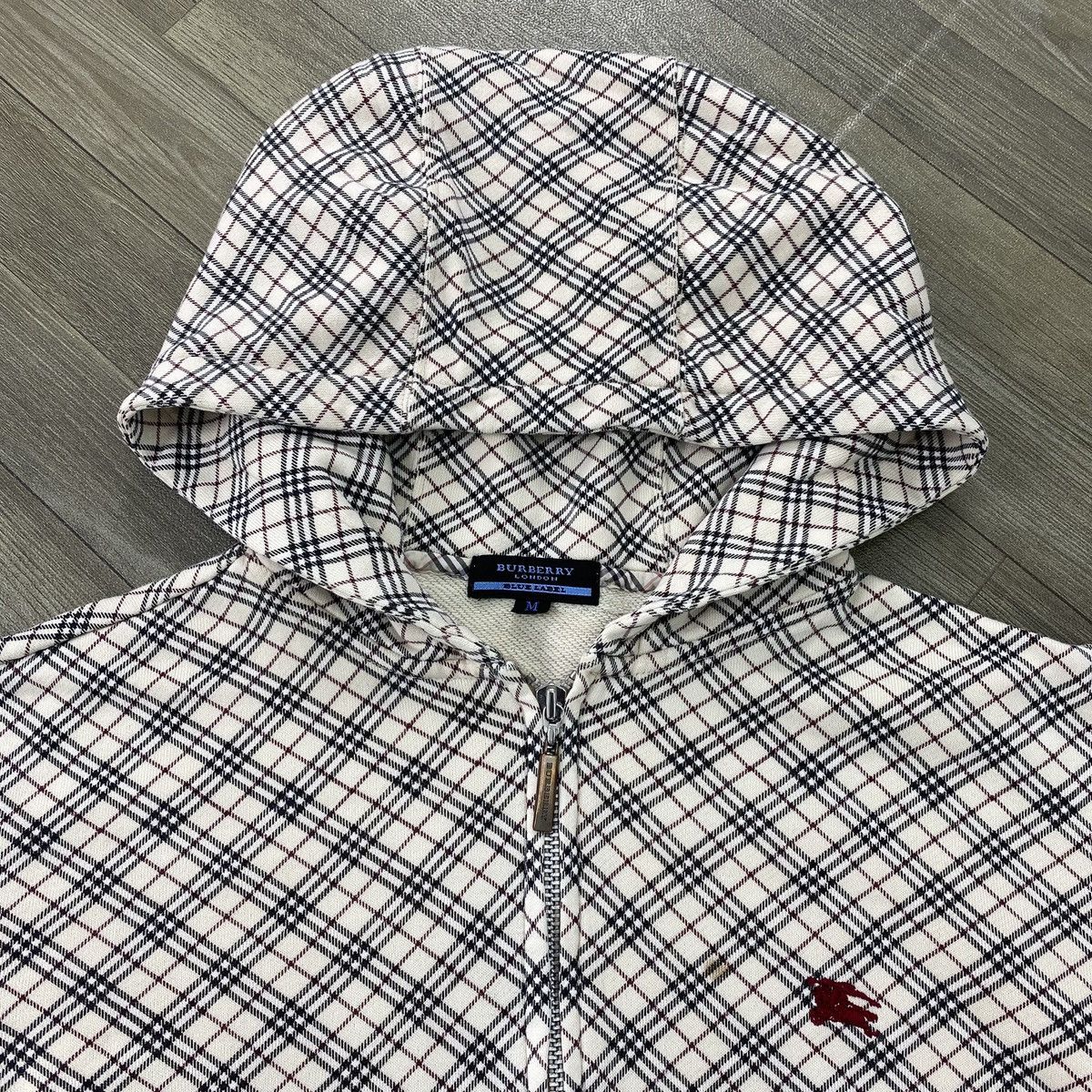 Burberry Burberry London Nova Check Plaid Short Zip Hoodie Luxury Size S / US 4 / IT 40 - 7 Thumbnail