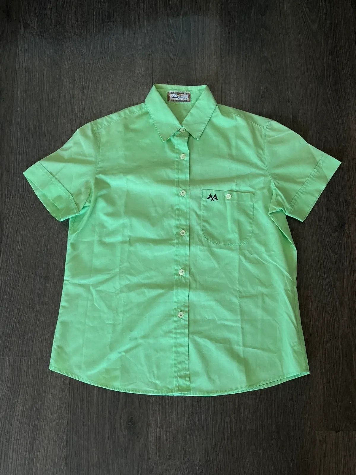 Burberry Thomas Burberry Sz P / S Short Shirt 2000s Size S / US 4 / IT 40 - 1 Thumbnail