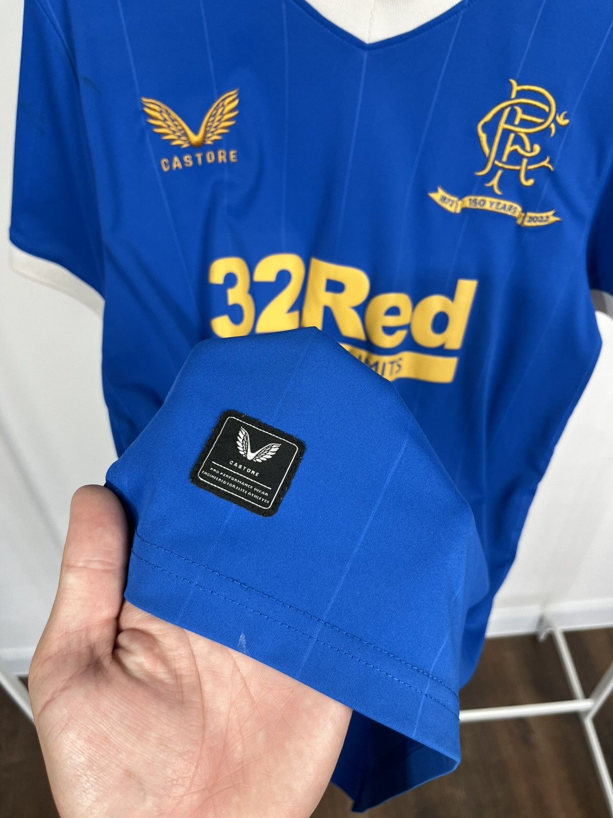 Castore Rangers FC 150 Years Castore Home Shirt 2022 Size S Size US S / EU 44-46 / 1 - 4 Thumbnail