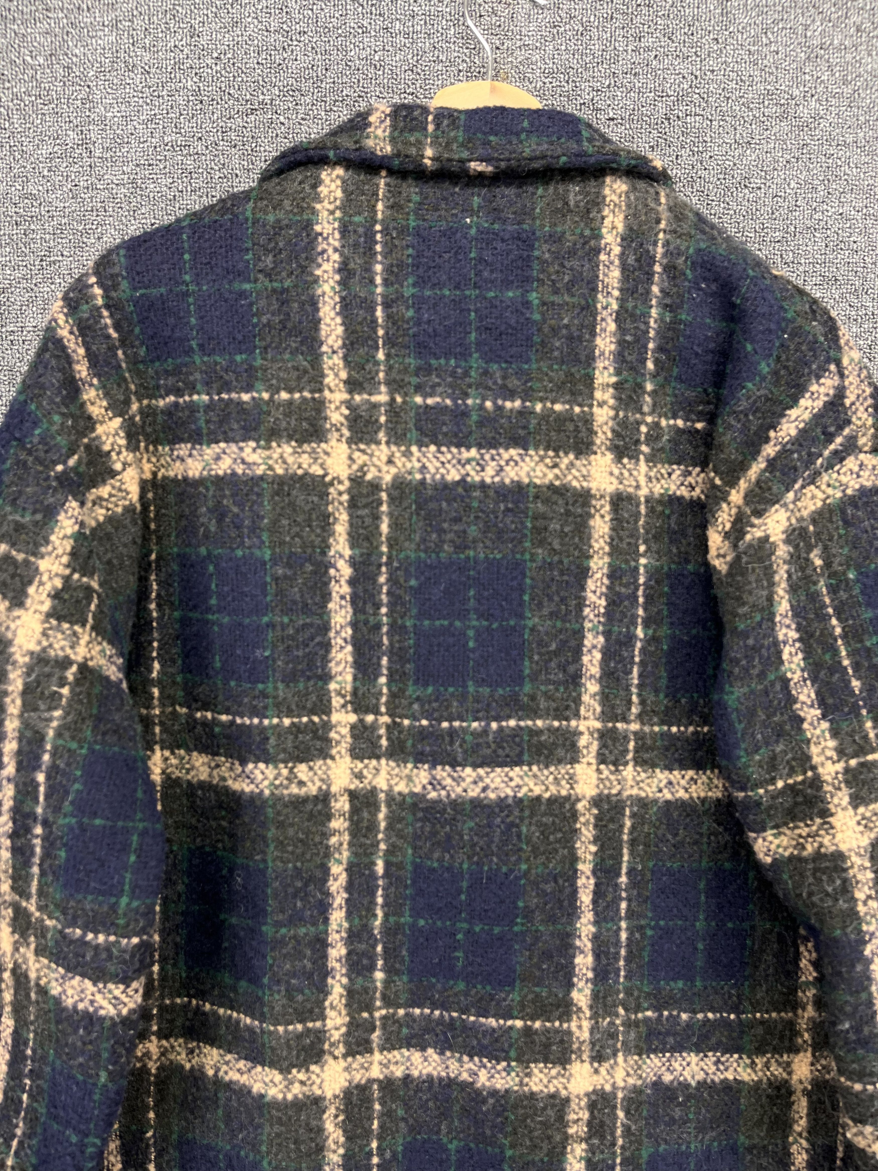 George Vintage George Shadow Plaid Button Up Jacket Size M / US 6-8 / IT 42-44 - 11 Thumbnail