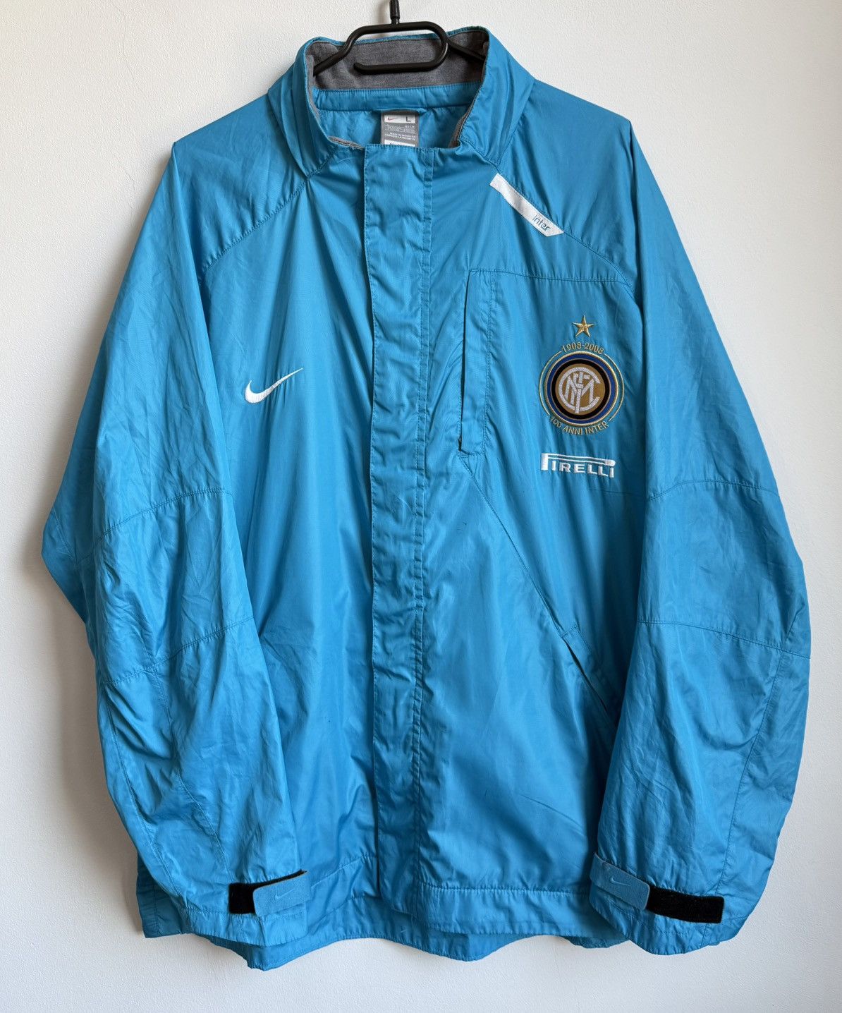 Nike Vintage Nike x Inter Milan 100 Years Jacket (1908–2008) L Size US L / EU 52-54 / 3 - 1 Thumbnail