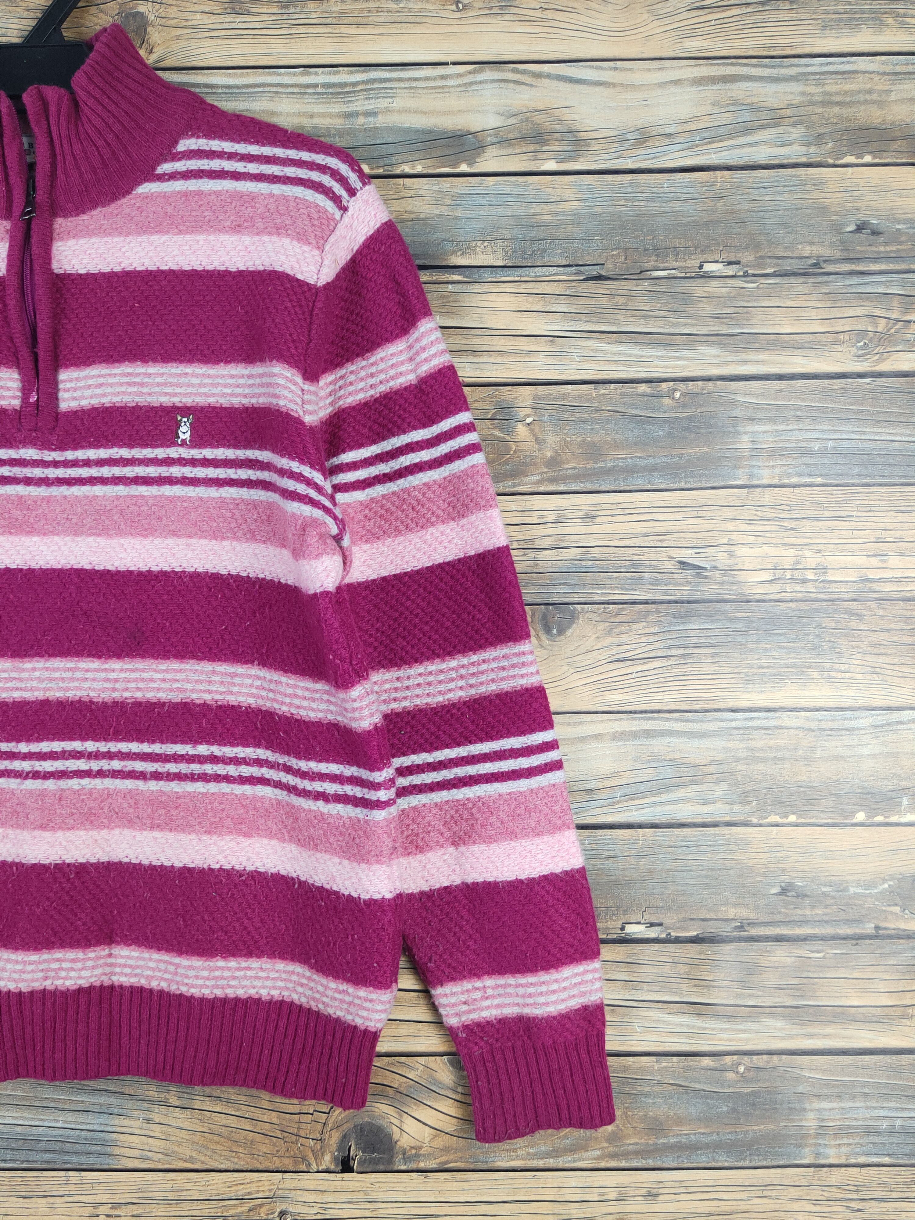 Homespun Knitwear × Japanese Brand × Macbeth Macbeth Pink Knitwear Sweatshirts #W1090 Size L / US 10 / IT 46 - 6 Thumbnail
