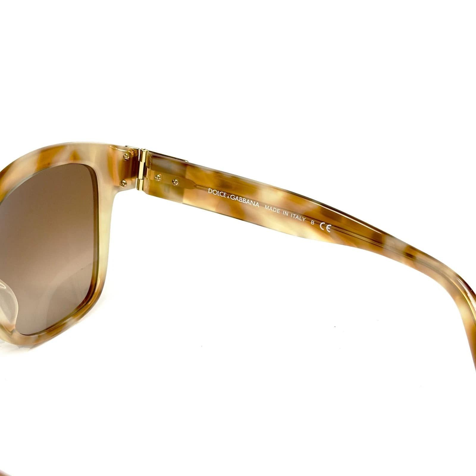 Dolce & Gabbana DOLCE & GABBANA DG4309 4309 Pearl Brown Gradient Sunglasses Size ONE SIZE - 4 Thumbnail