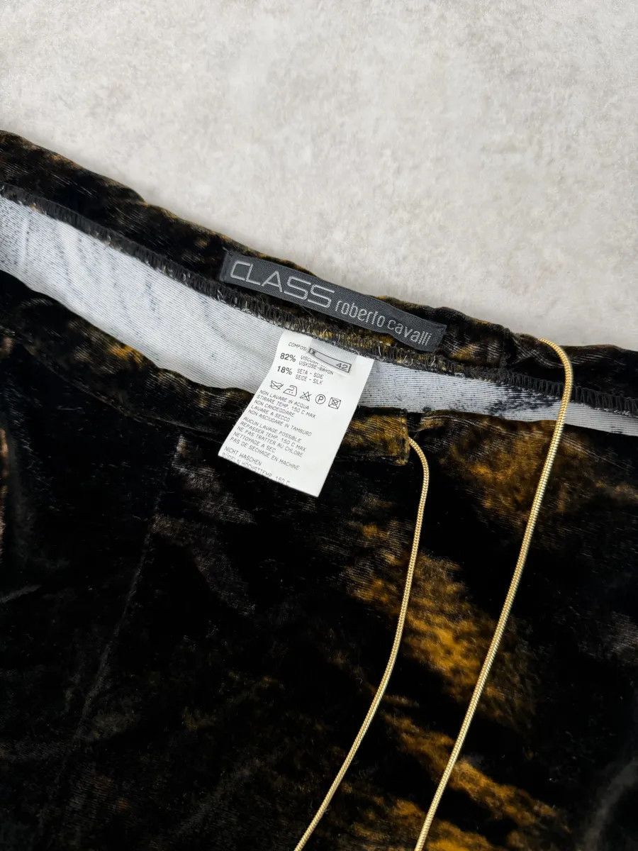 Roberto Cavalli 2000s Roberto Cavalli Brown Velvet Cozy Pants Size 28" / US 6 / IT 42 - 9 Thumbnail
