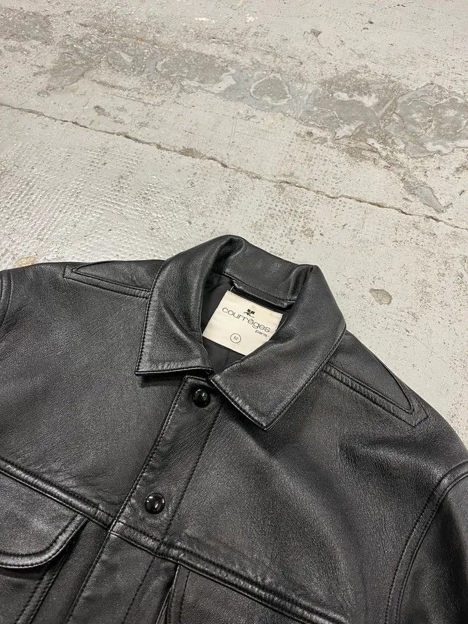 Courreges AW2023 Courrèges Worker Black Minimalist Leather Black Size US M / EU 48-50 / 2 - 5 Thumbnail