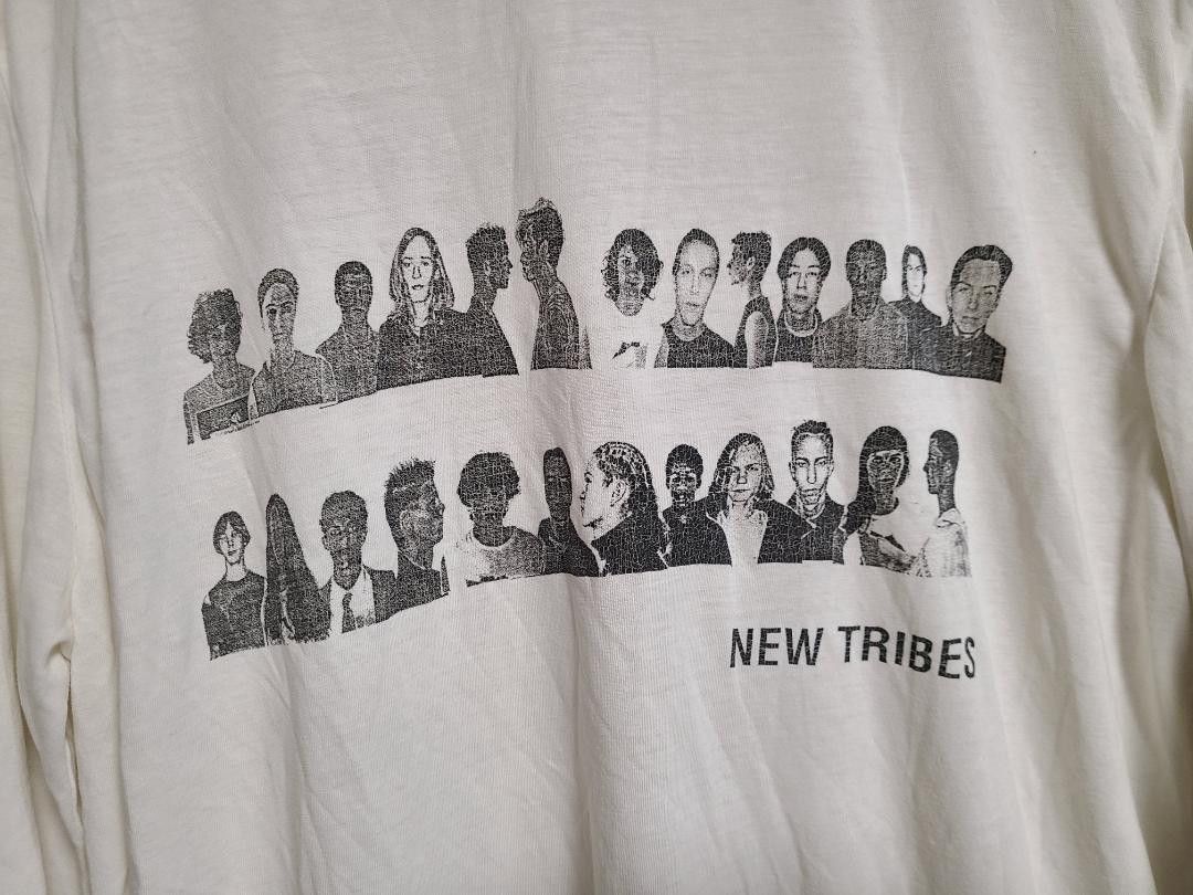 Raf by Raf Simons "New Tribes" 3/4 Sleeve Tee Size US L / EU 52-54 / 3 - 3 Thumbnail