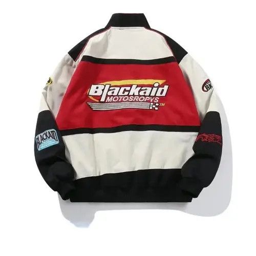 VIBE American retro hip hop Y2K baseball street racing jacket Size US XL / EU 56 / 4 - 6 Thumbnail