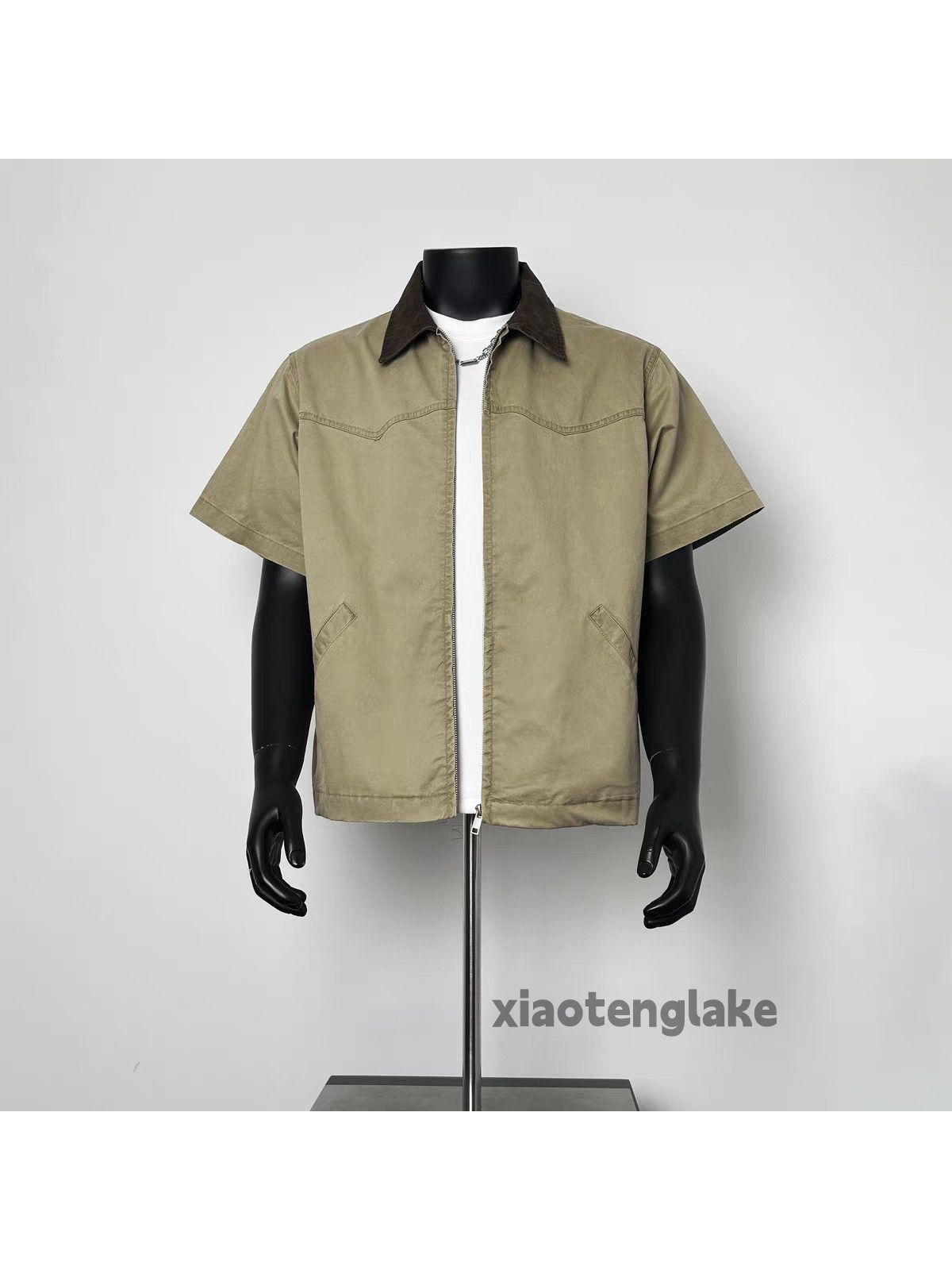 Vintage Unisex washed retro loose hiphop yuppie work shirt Size US XL / EU 56 / 4 - 1 Thumbnail