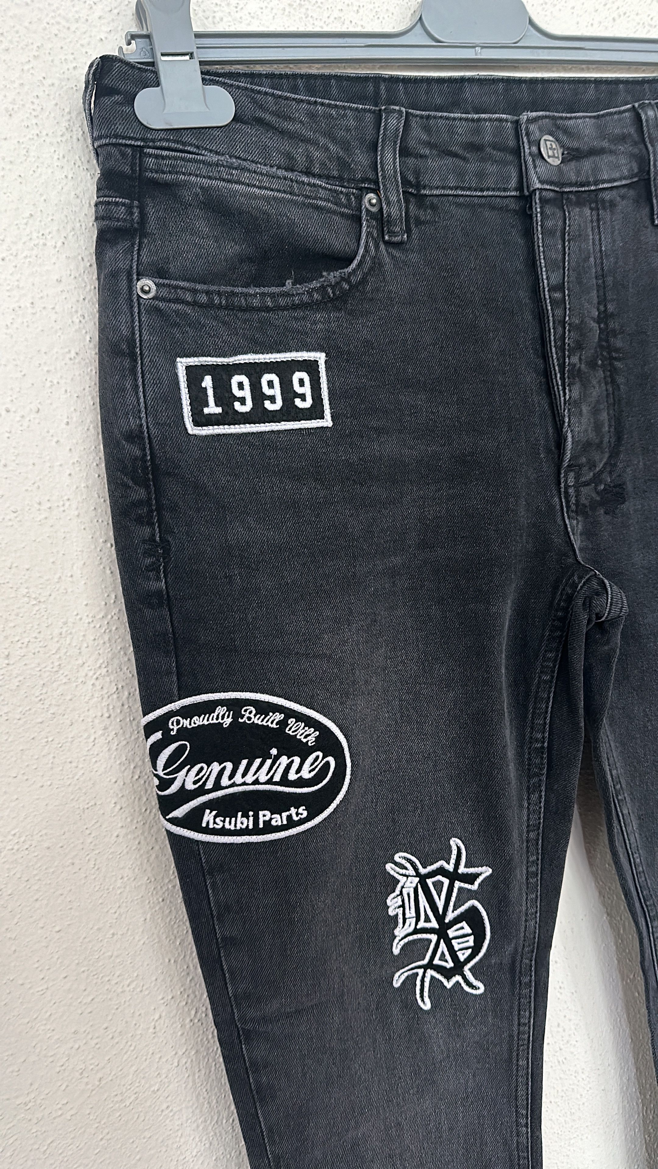 Ksubi Ksubi Van Winkle Roadhouse Black Patched Jean Size 30 Size US 30 / EU 46 - 5 Thumbnail