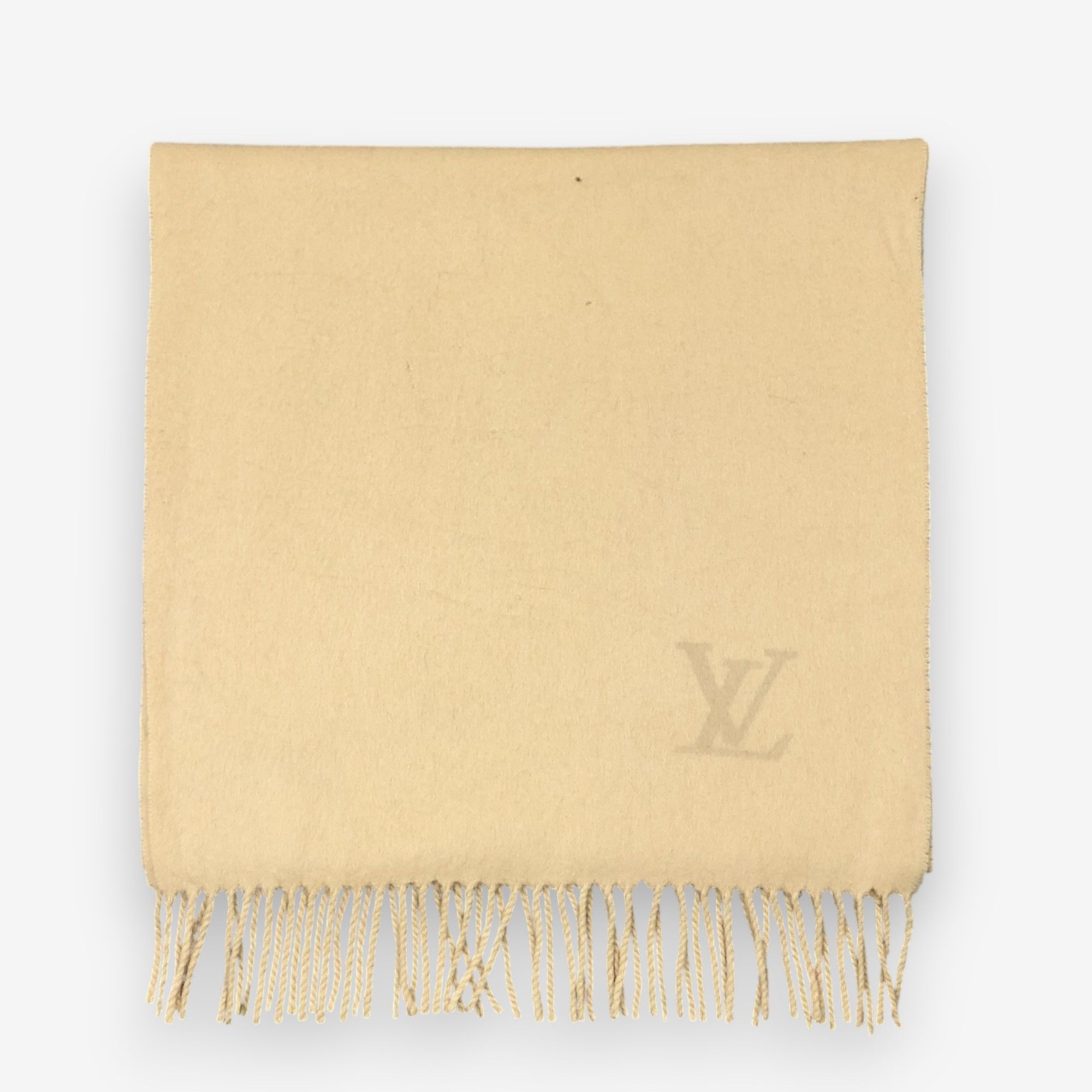 Louis Vuitton Vintage Louis Vuitton Scarf Muffler LV Cashmere Scarves Size ONE SIZE - 3 Thumbnail