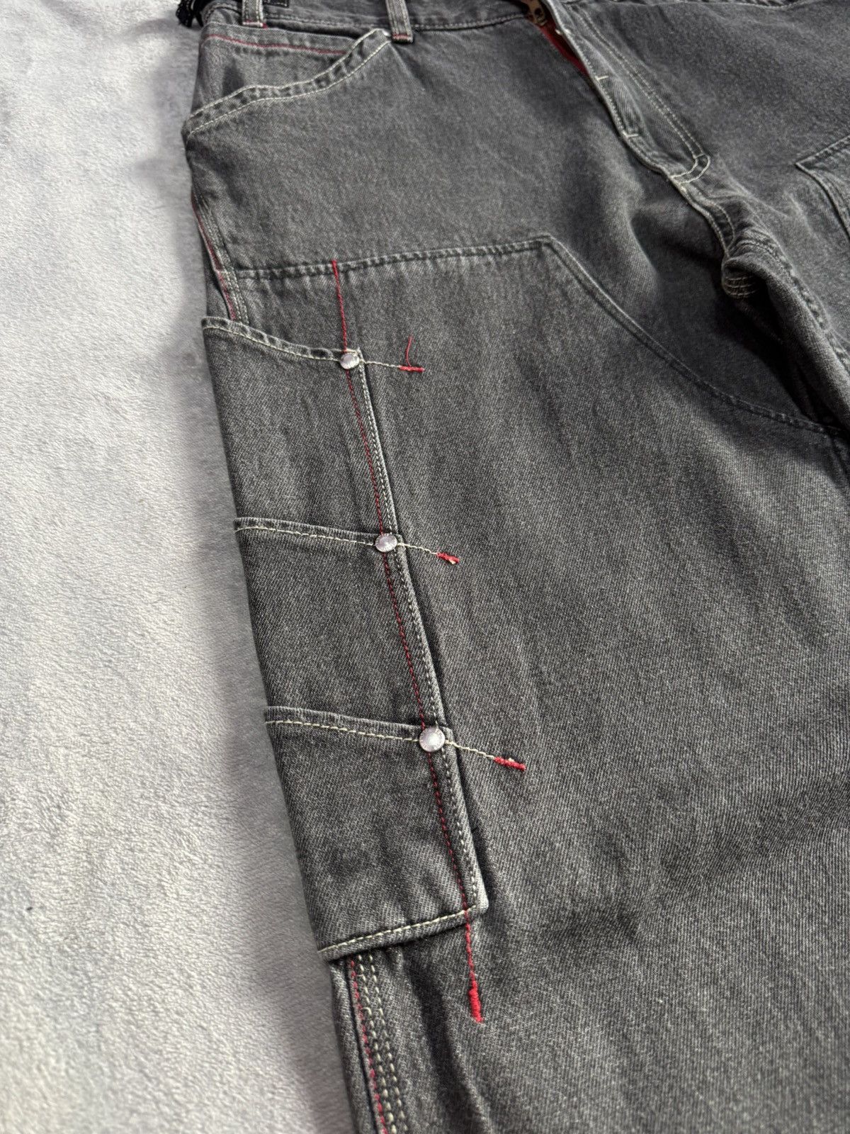 JNCO × Southpole Y2K Transer Double Knee Skate Baggy Jeans Size US 30 / EU 46 - 10 Thumbnail