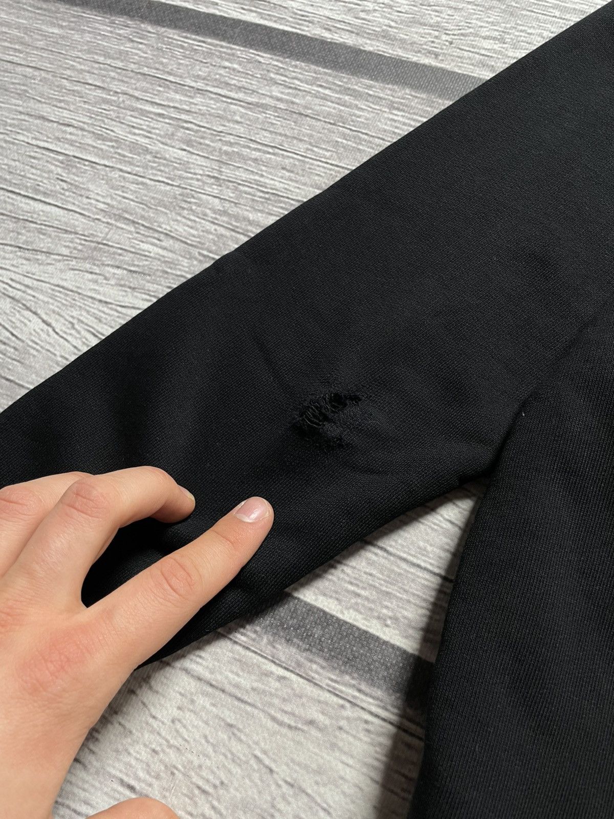 Givenchy Givenchy College Slim Fit Crewneck Black Sweatshirt Size US S / EU 44-46 / 1 - 5 Thumbnail