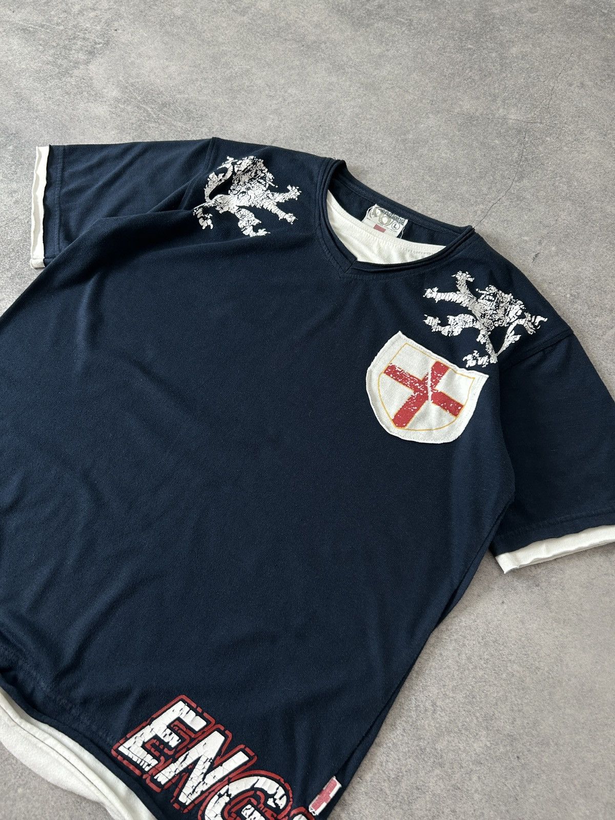 Sterling Ruby Vintage England 🏴󠁧󠁢󠁥󠁮󠁧󠁿 jersey mens shirt soccer Size US L / EU 52-54 / 3 - 2 Thumbnail