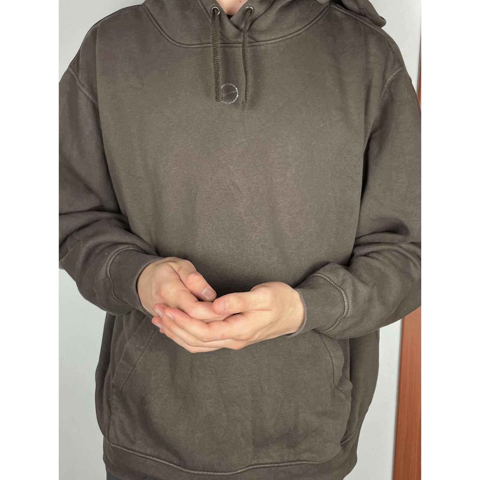 Nike Nike Sportswear Women's Brown Cotton Loose Fit Hoodie Large Size L / US 10 / IT 46 - 2 Thumbnail