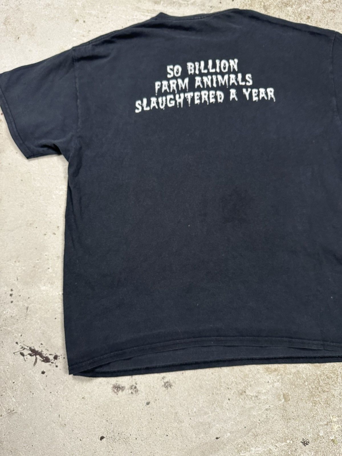 Band Tees × Vintage Vintage Multi Death Corporations MDC Trashed Black Tee Size US XL / EU 56 / 4 - 9 Thumbnail